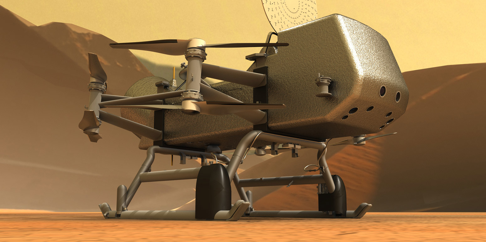 Spatial : un drone-robot va voler sur Titan... en 2034