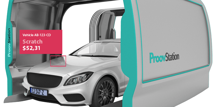 CES 2020 : ProovStation, le portique qui automatise l'état des lieux d'un véhicule