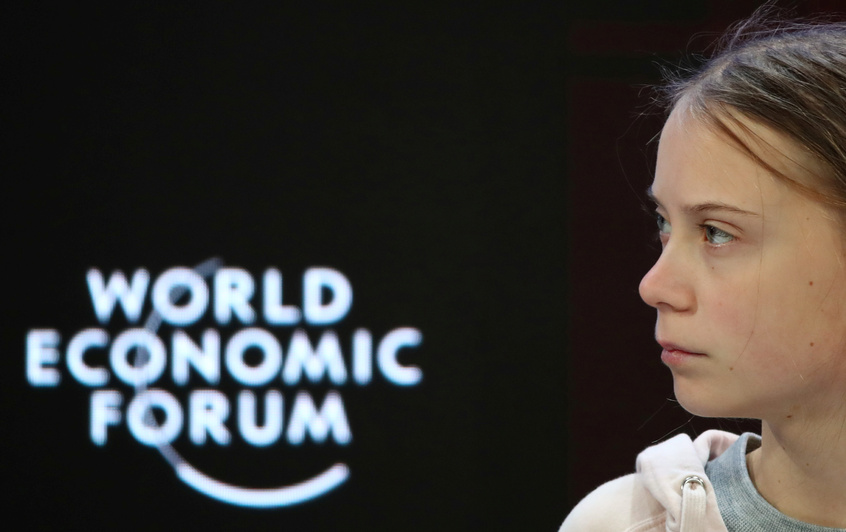 A Davos, Greta Thunberg estime que 
