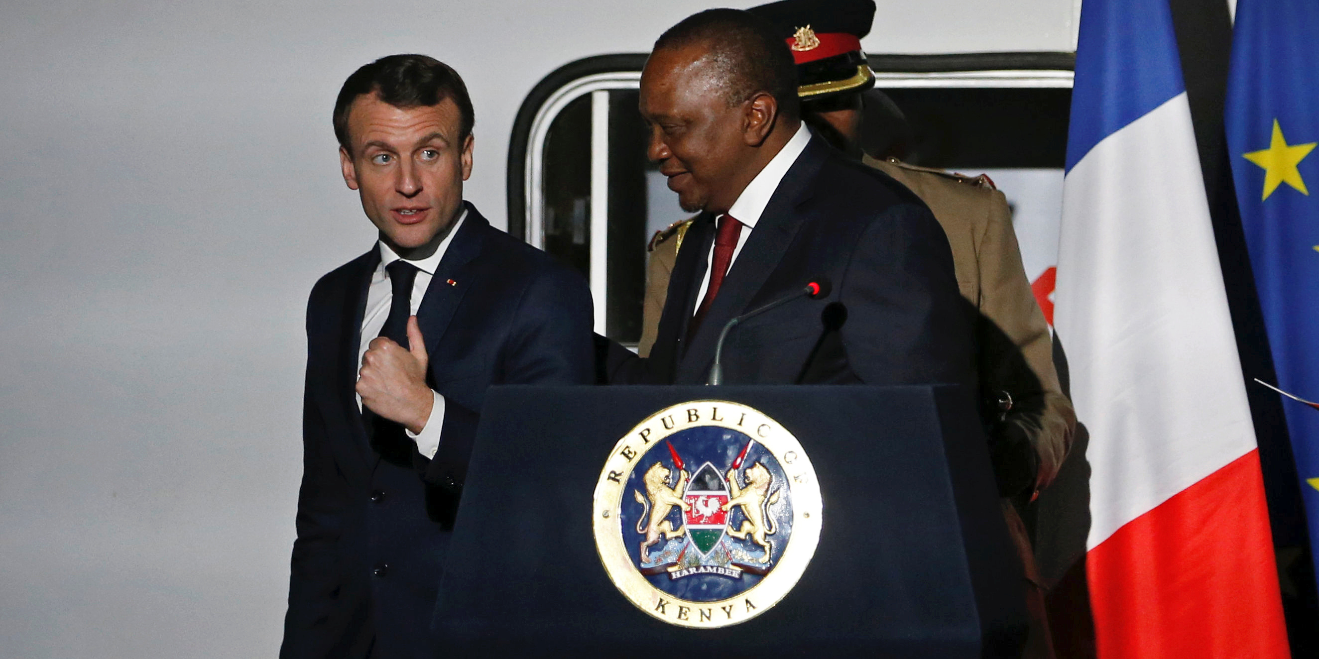 Macron reçoit le président du Kenya pour la signature de trois contrats à la clé