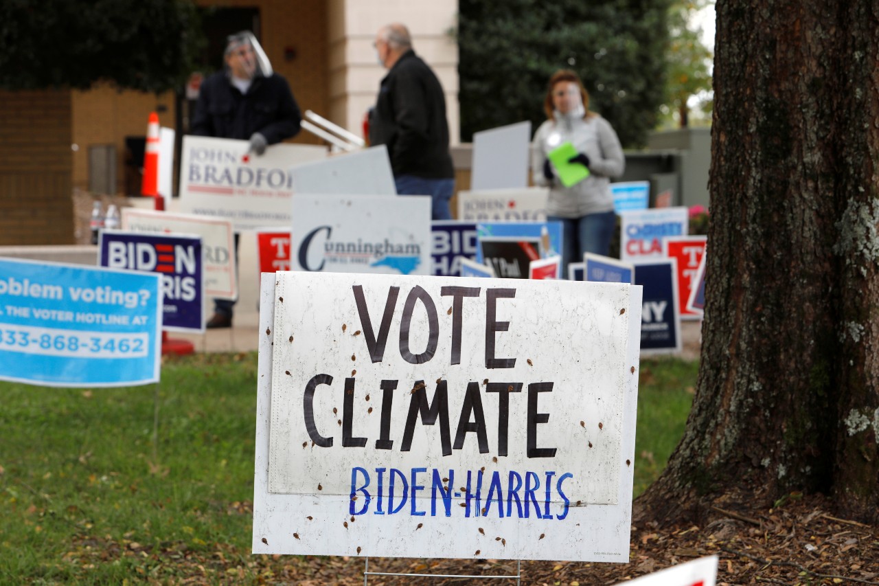 Les défenseurs de la planète se réjouissent de la victoire de Joe Biden