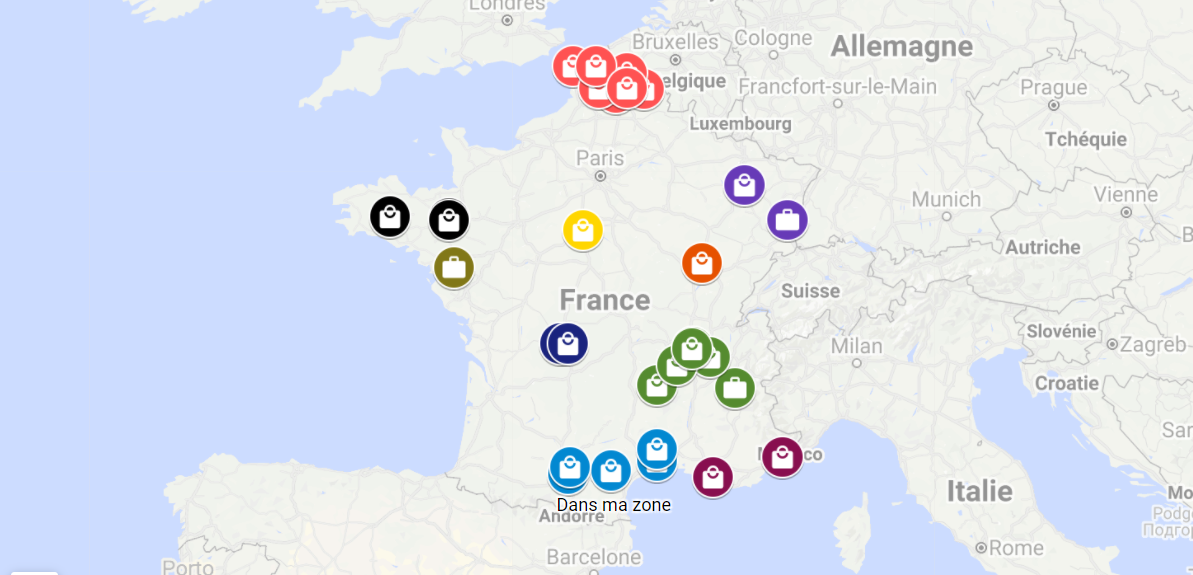 VOIR La carte de France des initiatives e-commerce pour résister à Amazon