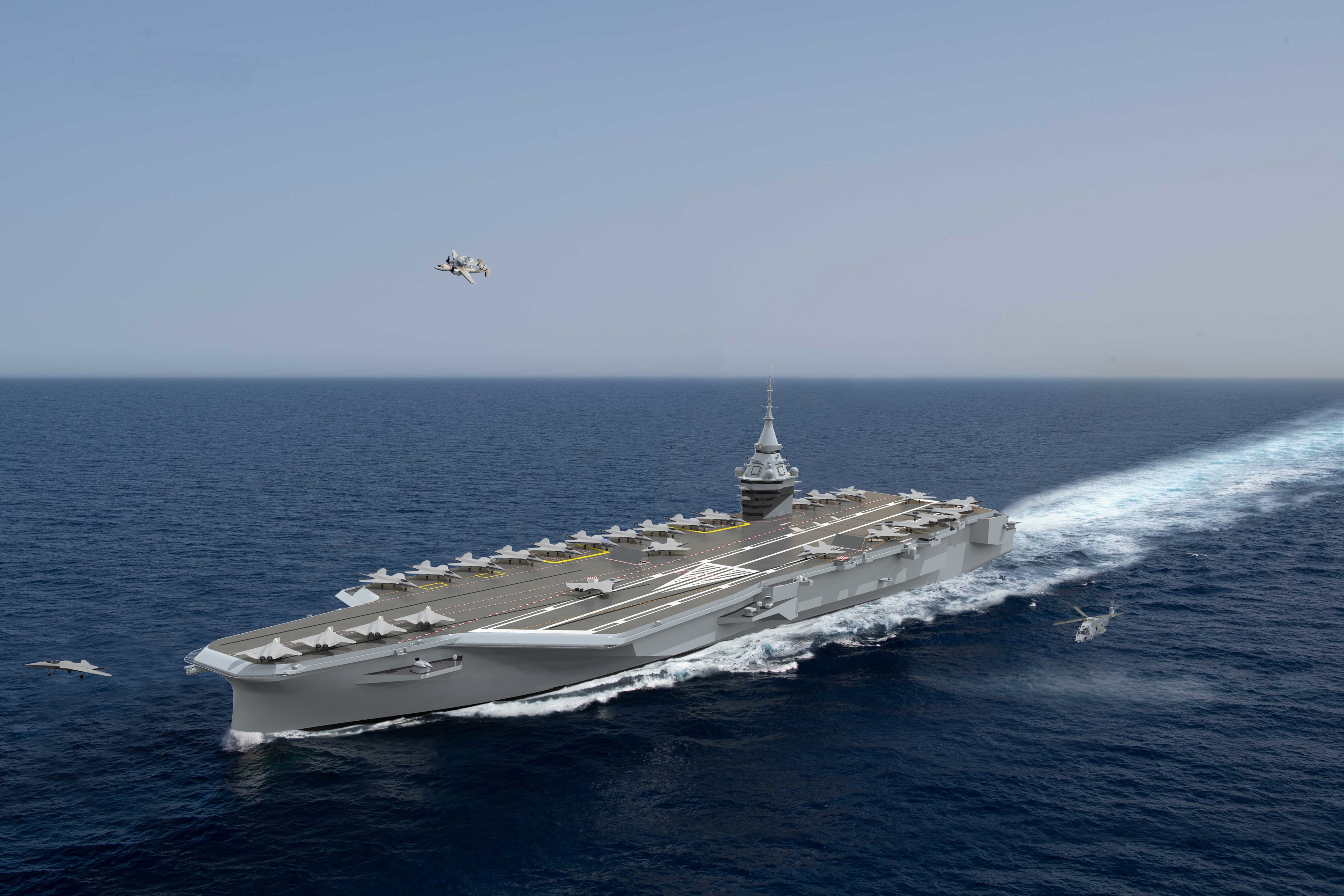 Le futur porte-avions nucléaire américain prend (enfin) la mer