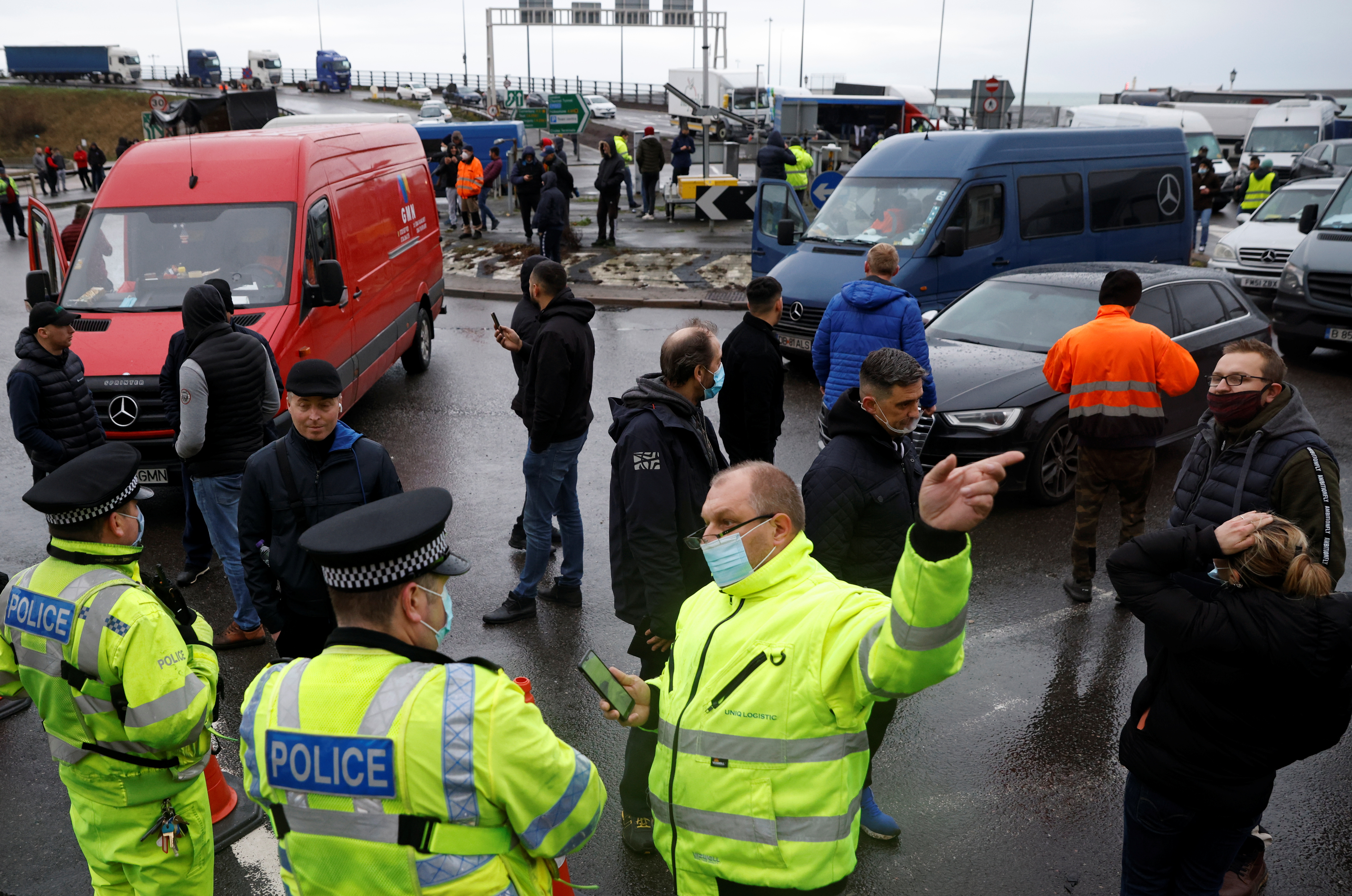 Les ports anglais toujours congestionnés malgré la reprise des liaisons vers la France