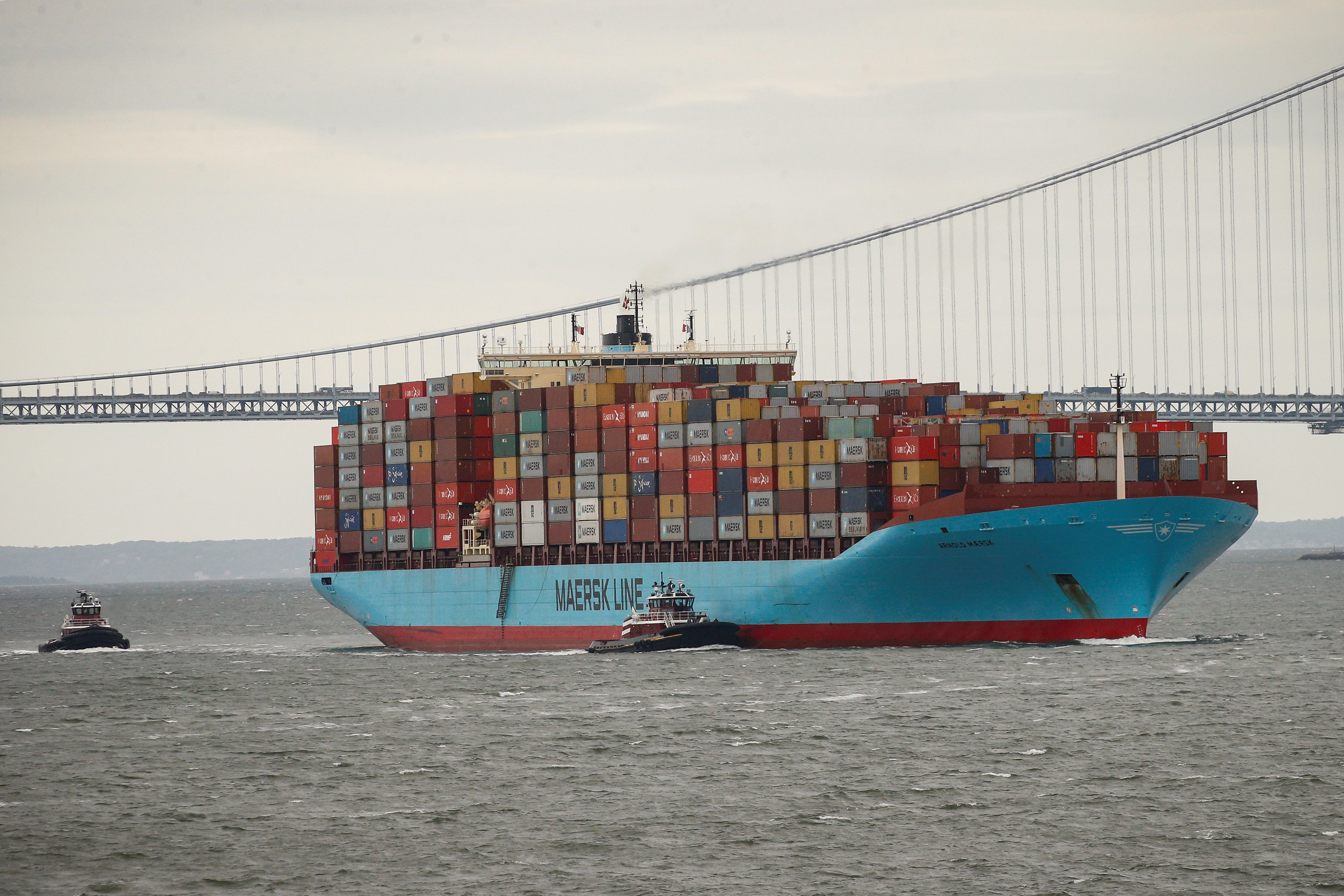 Fret maritime: l'armateur Maersk a quasi multiplié par six son bénéfice net en 2020