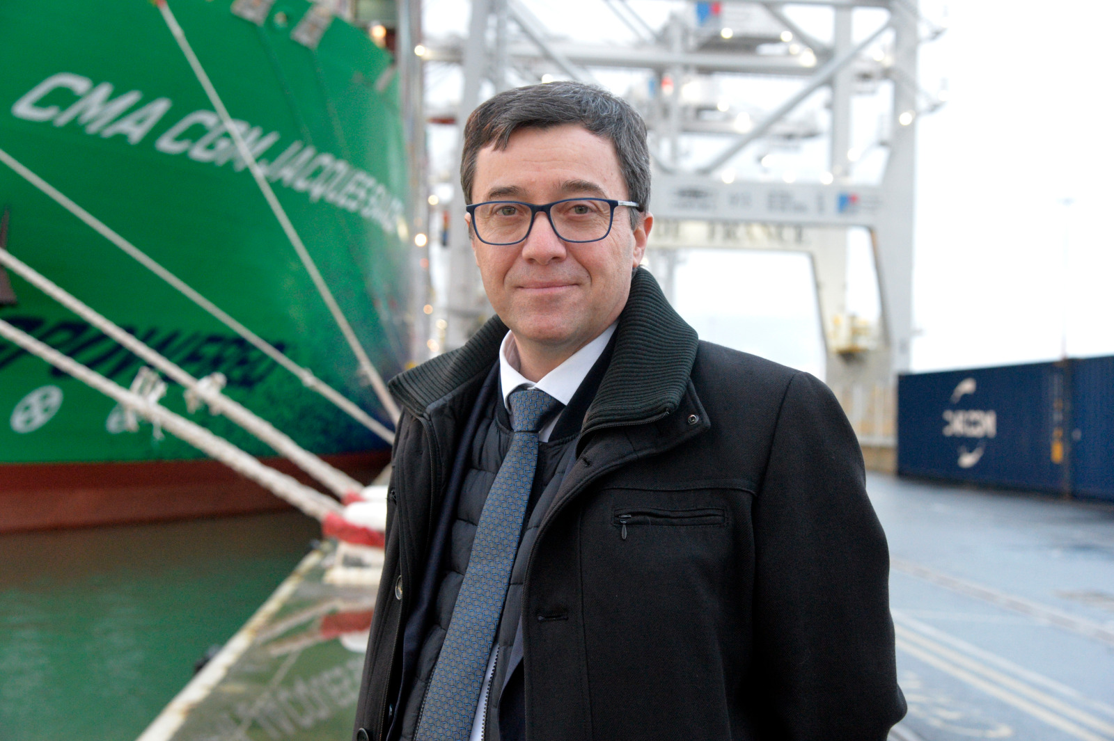 Haropa : « Je ne me satisfais pas que la moitié du trafic conteneur français passe par les ports étrangers » (Stéphane Raison, président du directoire)
