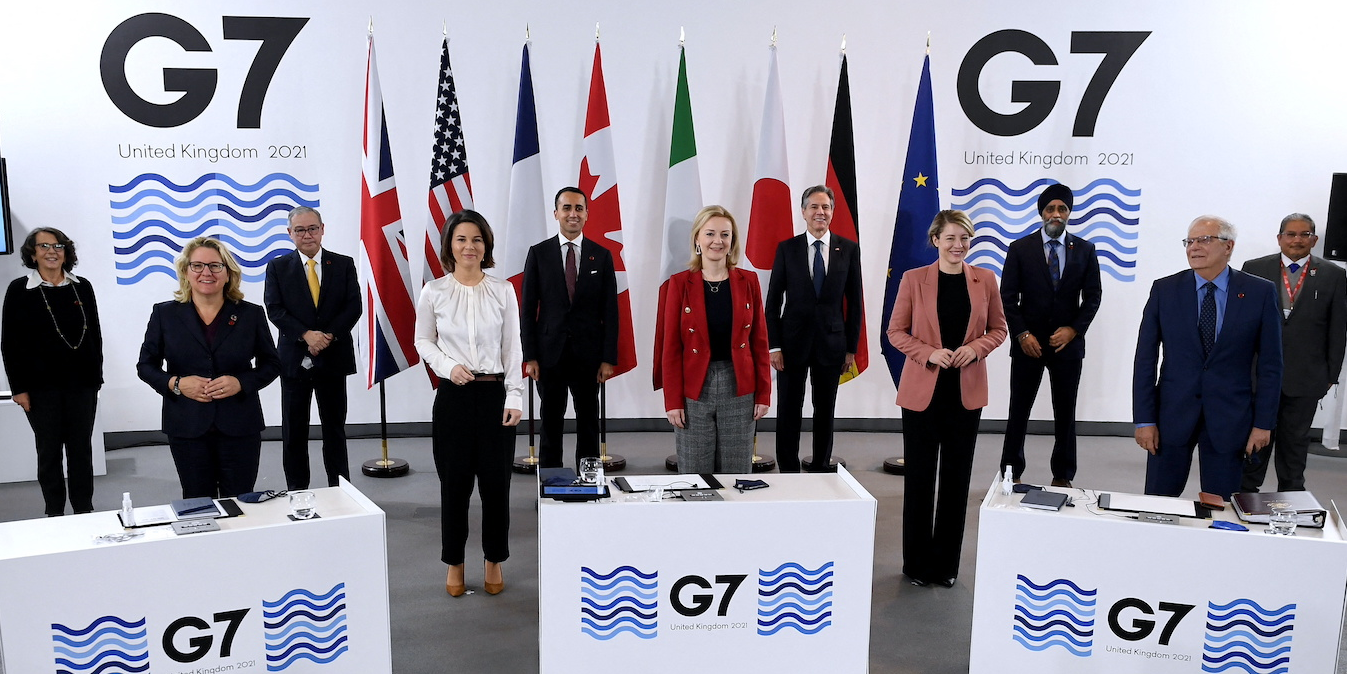 La Russie et l'Iran dans le collimateur du G7