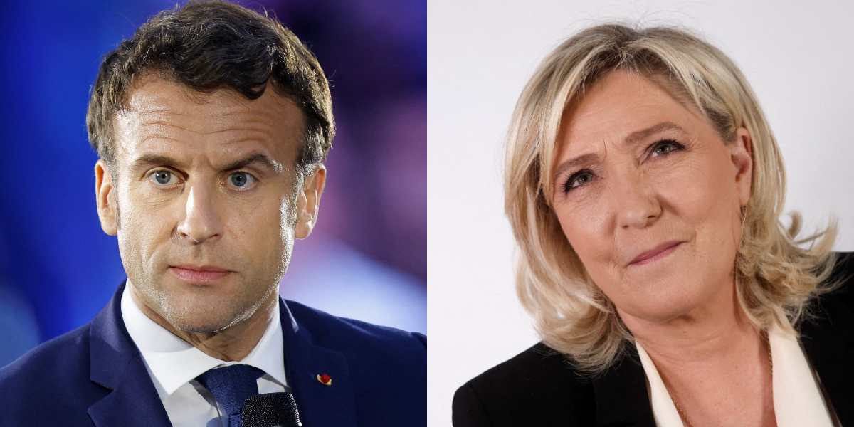 Emmanuel Macron accuse Marine Le Pen d'être à la solde du pouvoir russe
