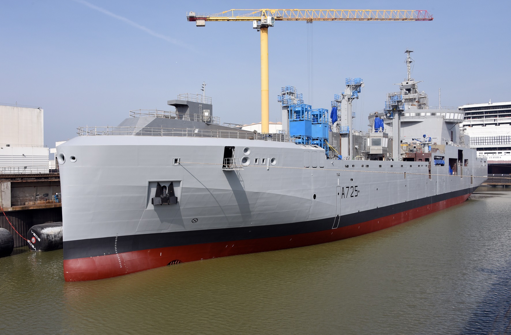 Le premier Bâtiment ravitailleur de forces sera livré à la marine nationale en 2023