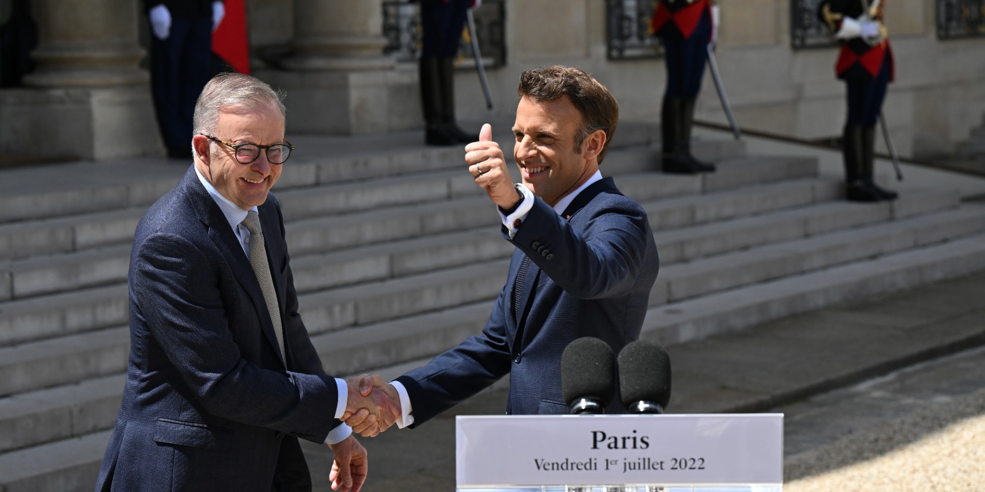 Emmanuel Macron et le Premier ministre australien veulent restaurer « la confiance » entre les deux pays