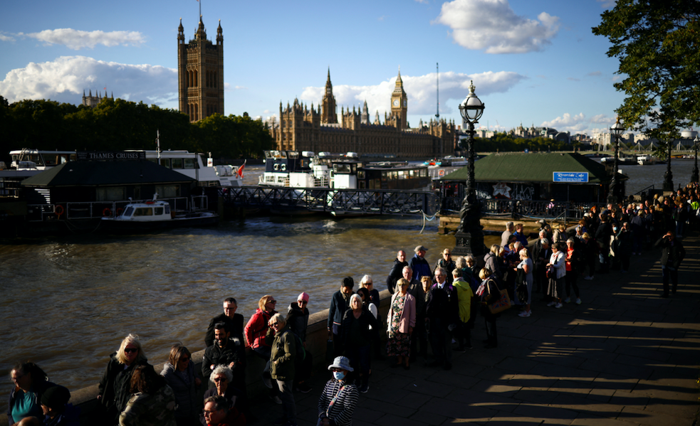 A Londres, la vie économique s'arrête pour les funérailles de la reine Elizabeth II