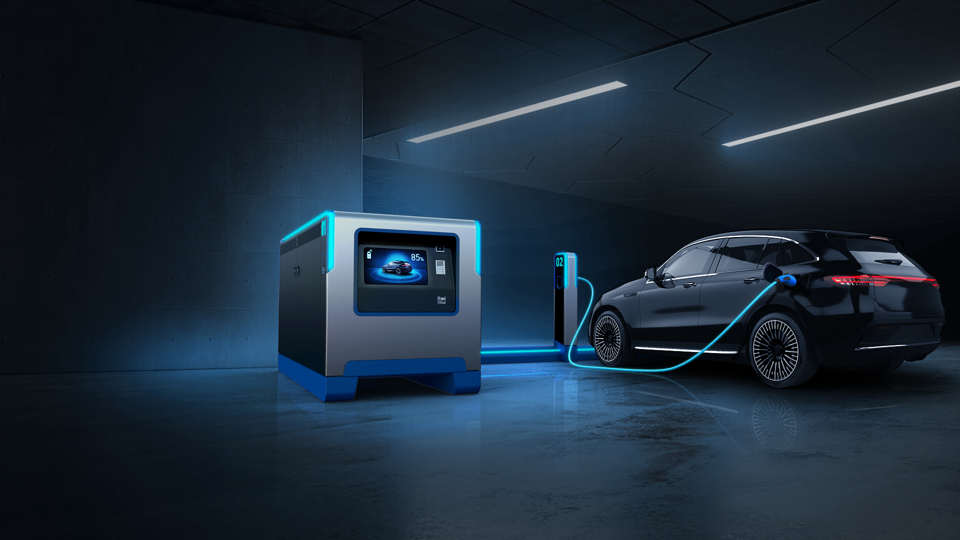 Bornes de recharge : le lyonnais Mob Energy invente le cube « prêt à poser » jusqu'à 20 véhicules