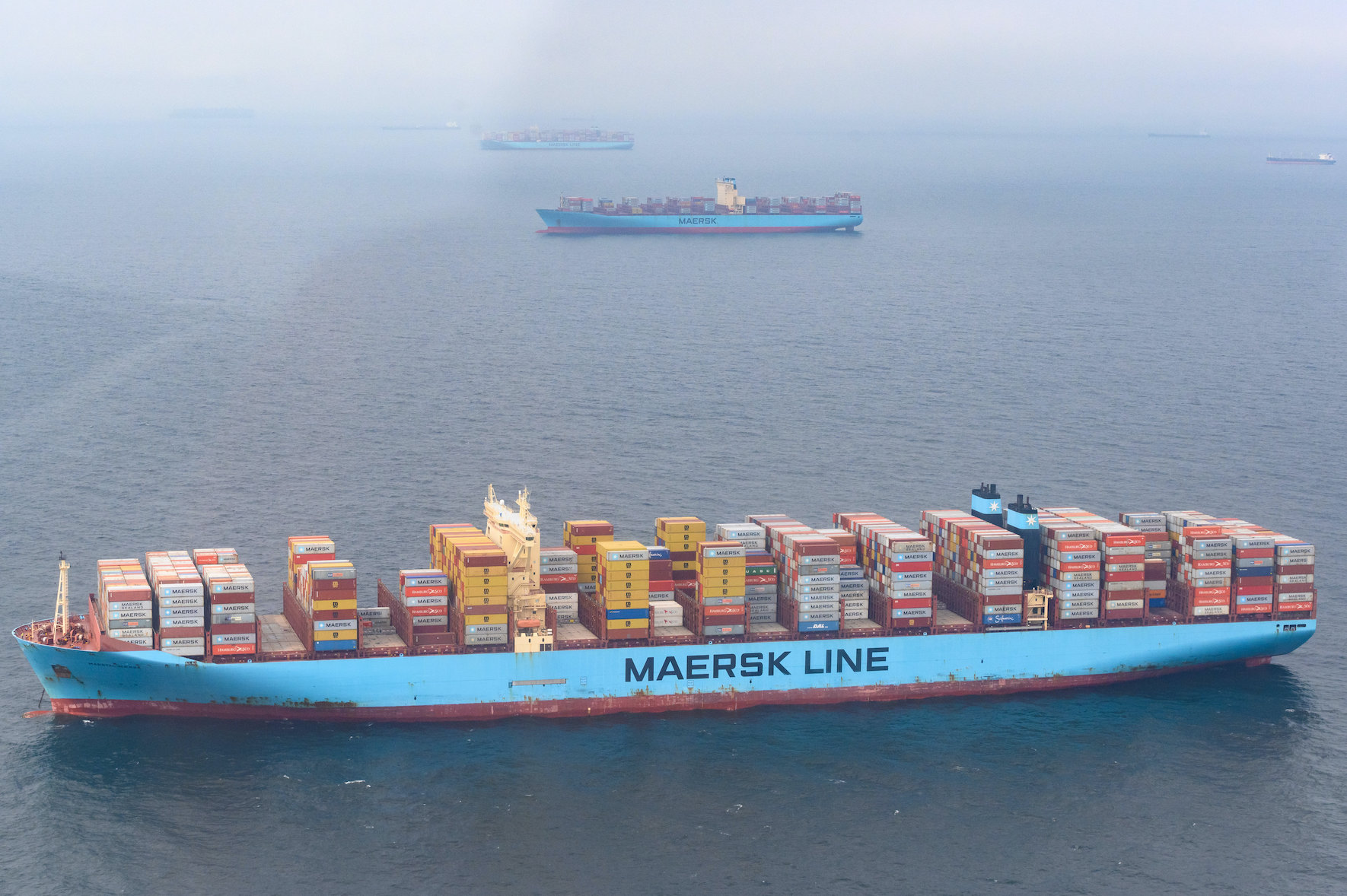 Transport maritime: Maersk révise à la baisse la future demande de conteneurs