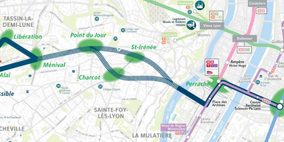 Ouest Lyonnais : dans un match opposant téléphérique, métro et tram enterré, le Sytral a fait son choix