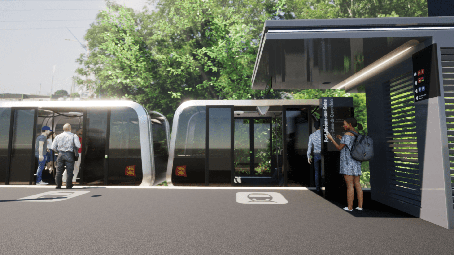 Le train léger autonome de Taxirail s'engage sur la bonne voie