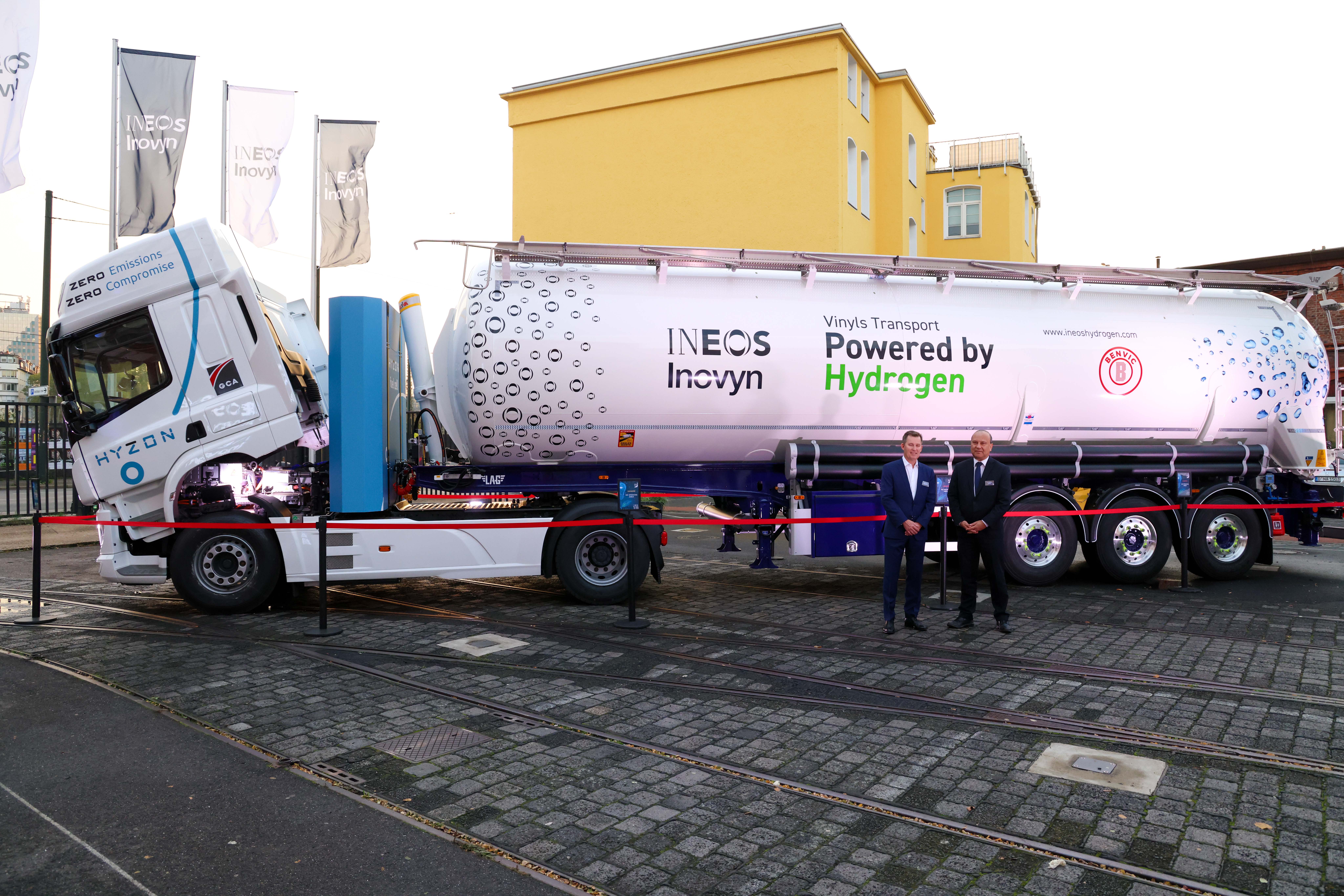 L'industriel Ineos Inovyn mise sur un camion à hydrogène pour livrer son PVC