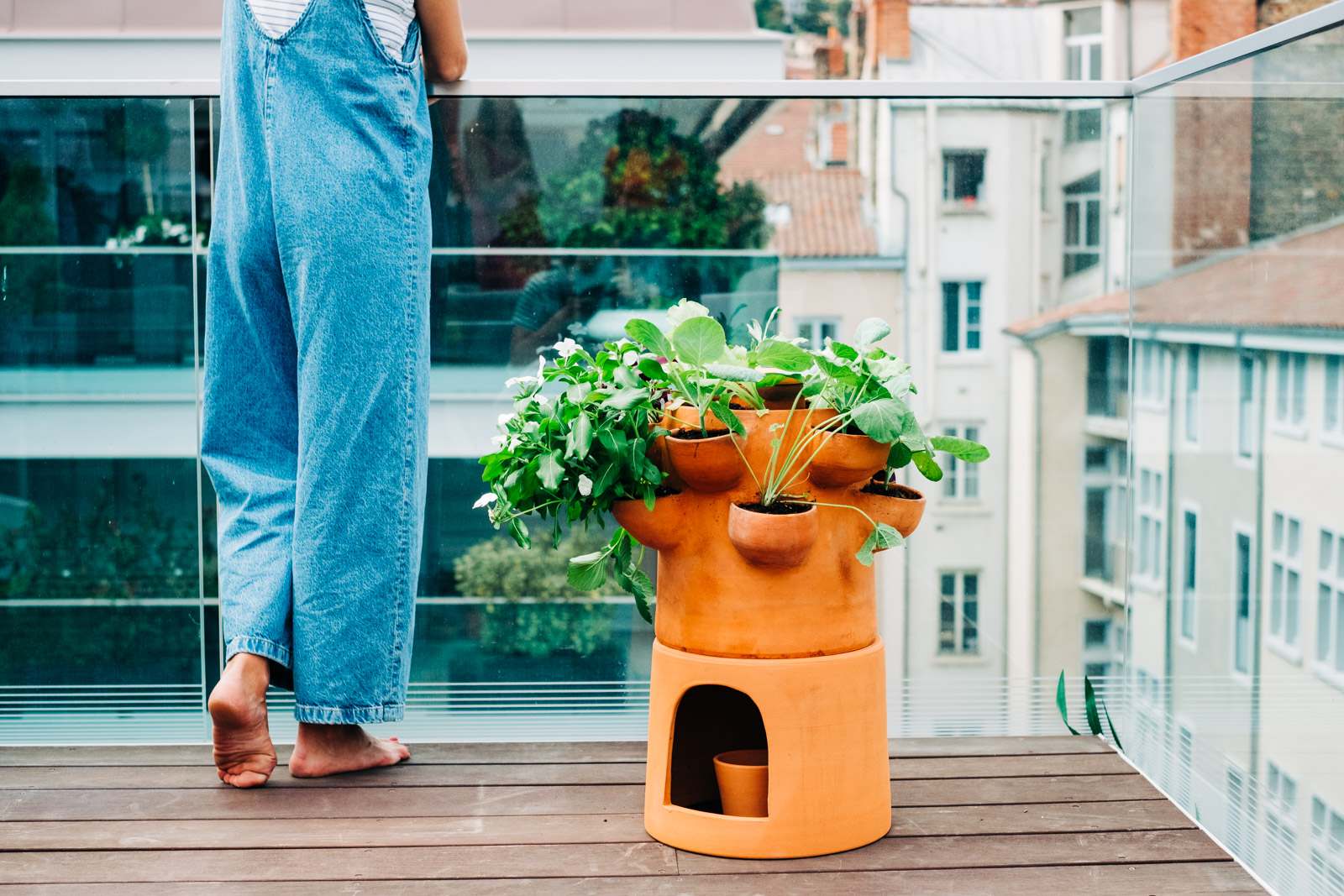 Tassin la Demi-Lune, pionnière du jardinage-compostage de balcon