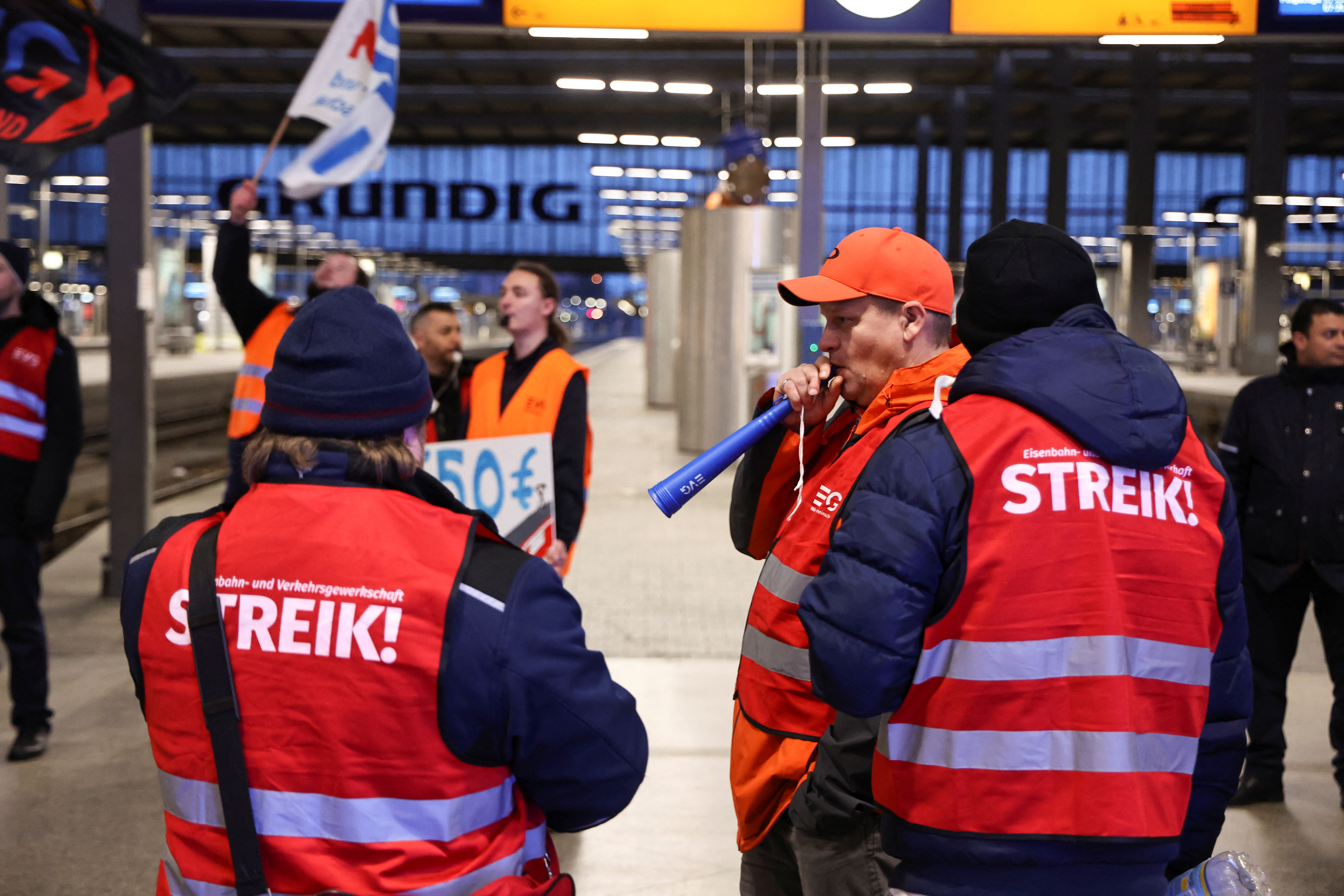 Méga-grève dans les transports en Allemagne pour augmenter les salaires