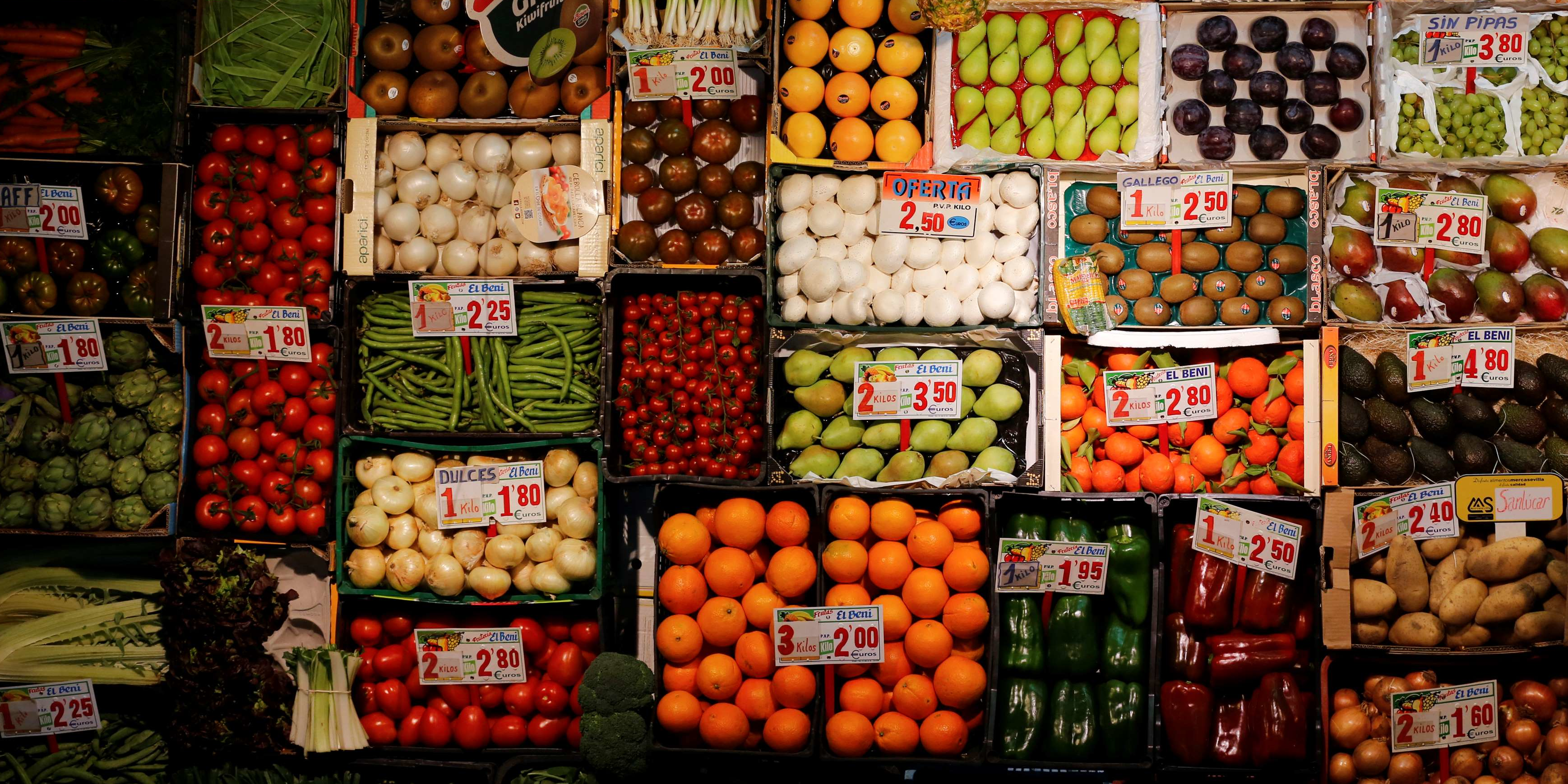 Les prix des fruits et légumes ont bondi de 16% entre 2022 et 2023, selon Familles Rurales