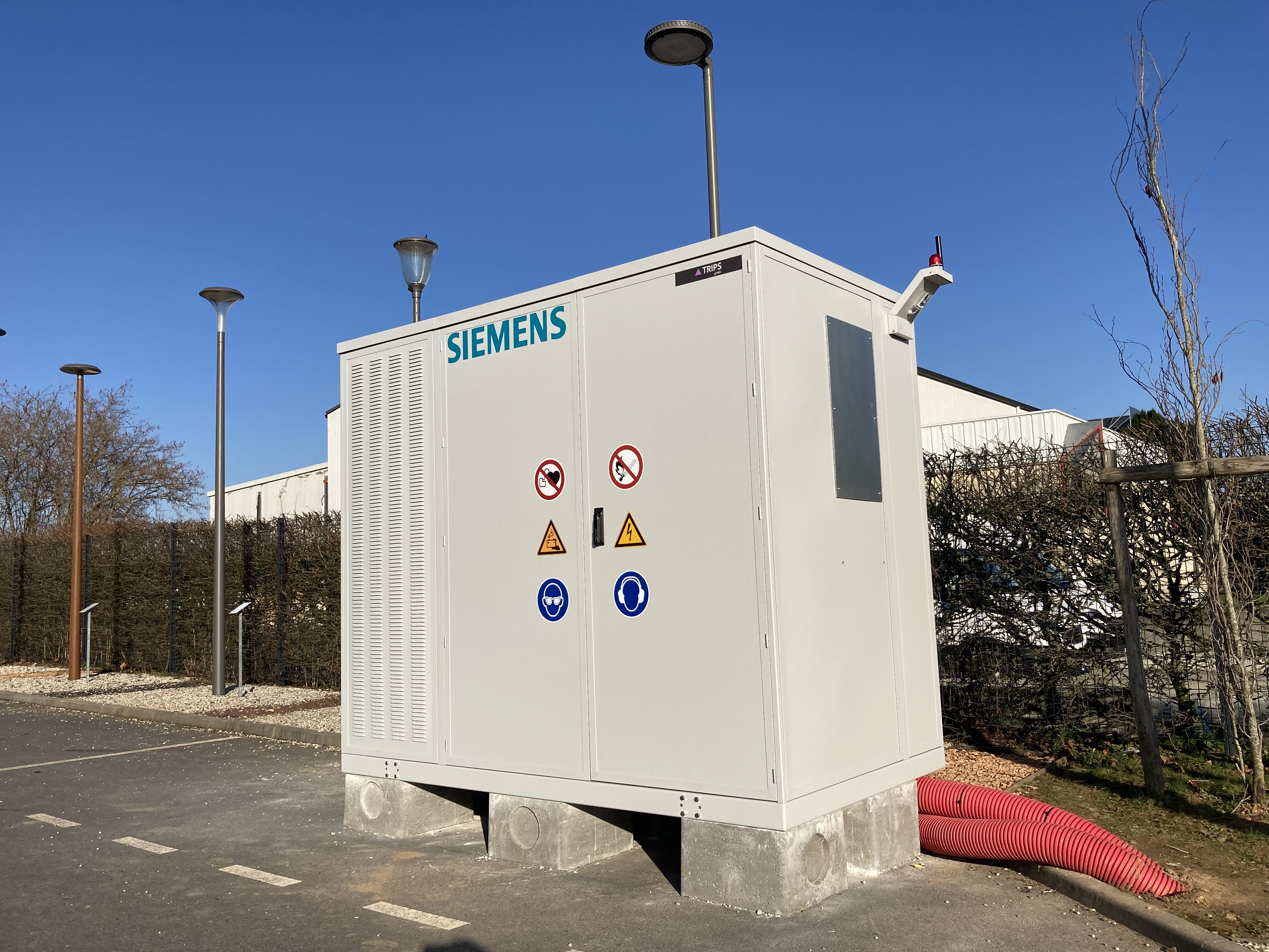 Siemens table sur le stockage pour la recharge des véhicules électriques