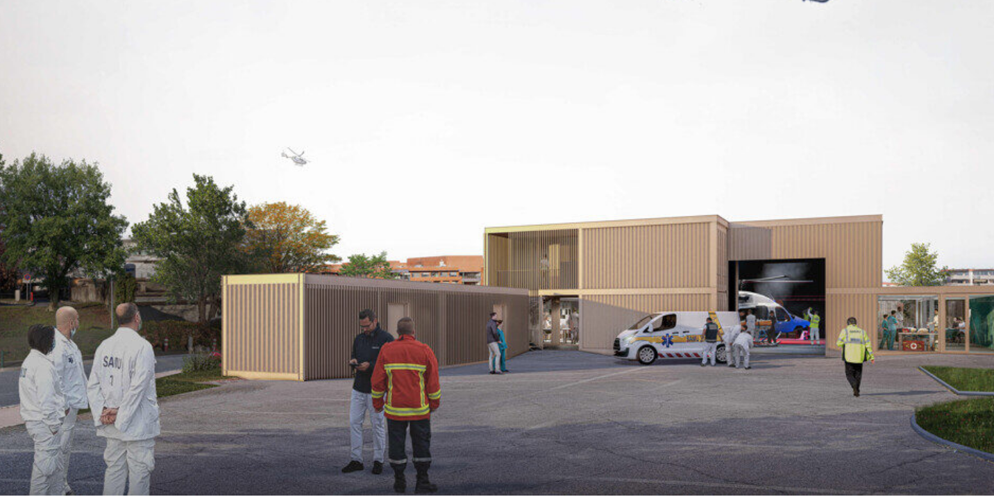Cegelec Défense construit à Toulouse un centre unique au monde pour la médecine de catastrophe