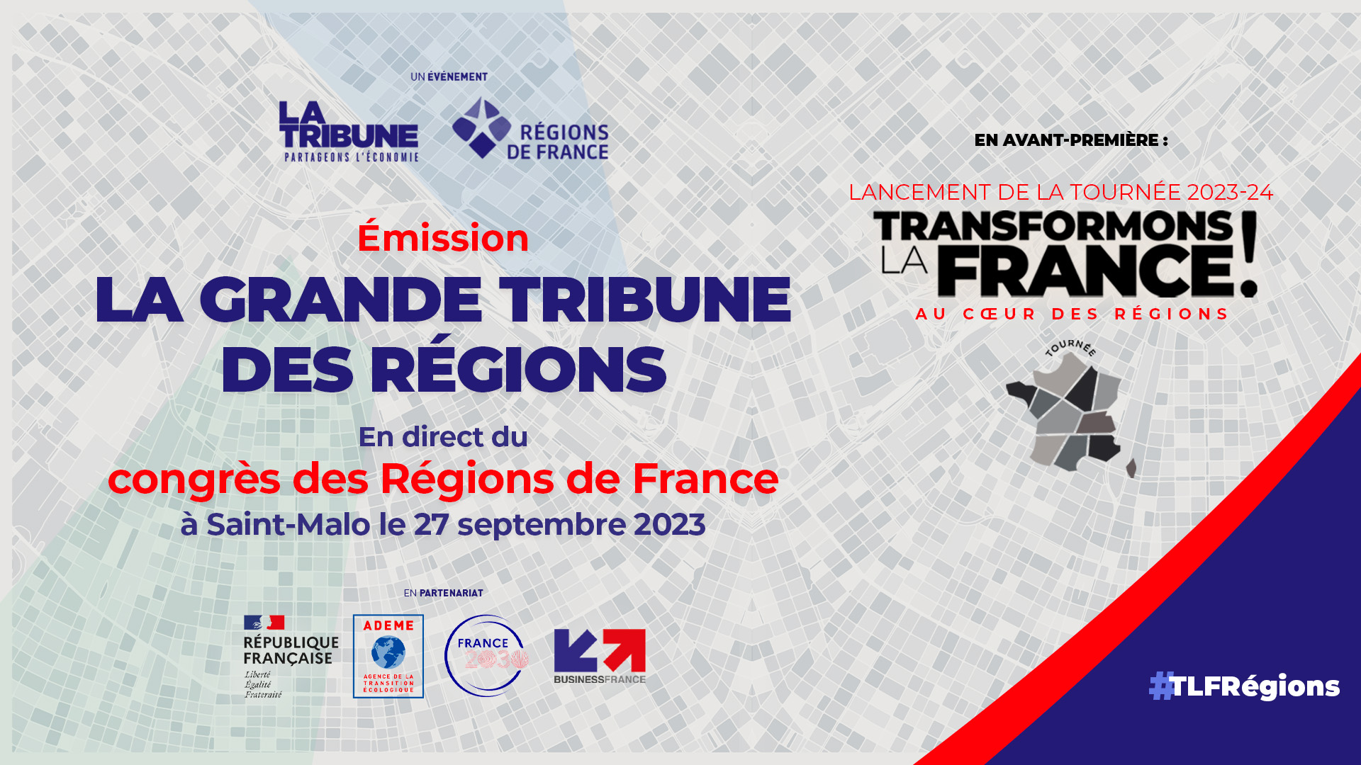 Transformons la France, saison 2 : en direct du 19ème congrès de Régions de France à Saint-Malo notre émission spéciale