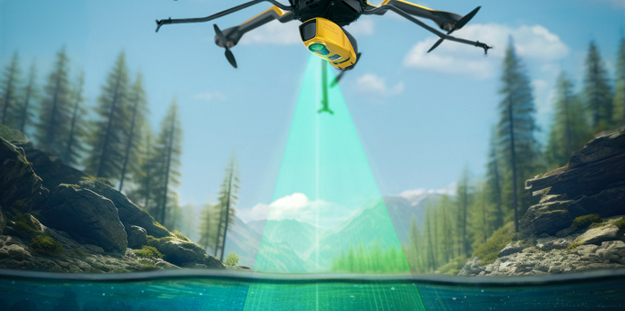 Au CES de Las Vegas, YellowScan se lance sur la cartographie par drone LiDAR des fonds marins et rivières