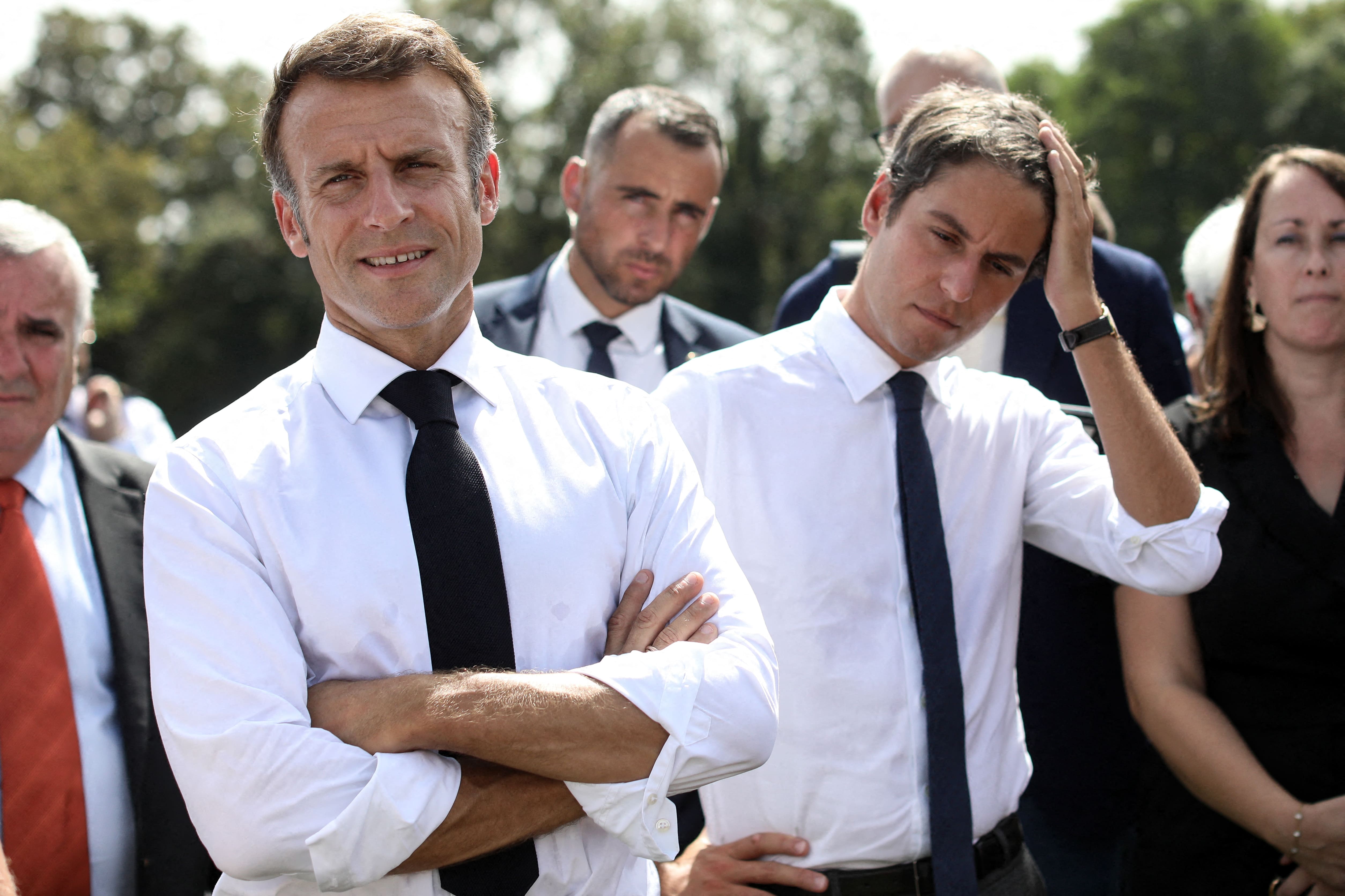Baromètre Ipsos - La Tribune Dimanche : Macron et Attal gagnent du terrain à droite