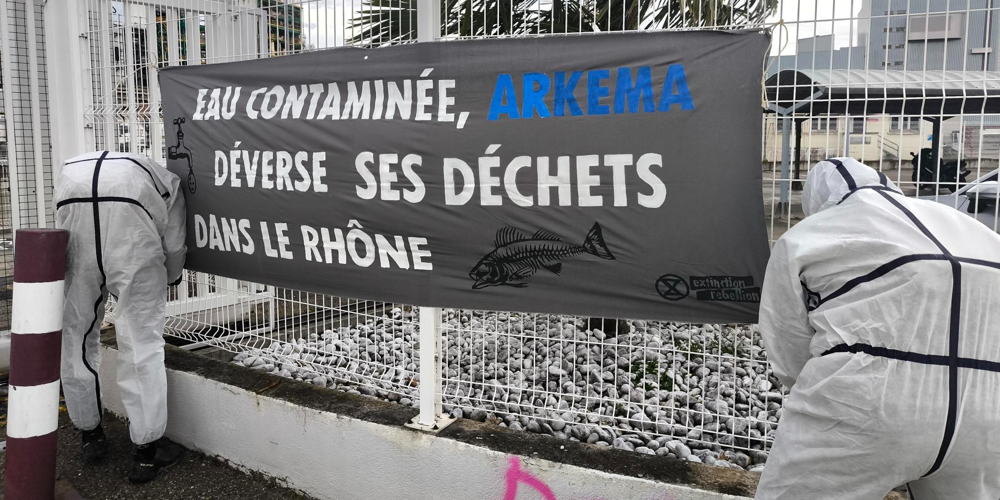 Pollution aux perfluorés : des militants s'introduisent sur un site d'Arkema dans le Rhône