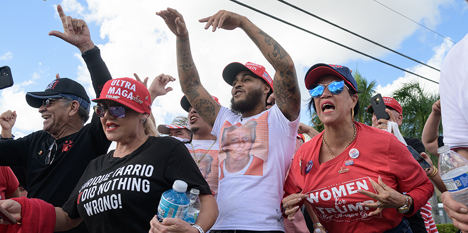 À Miami, les Latinos dans les bras de Trump