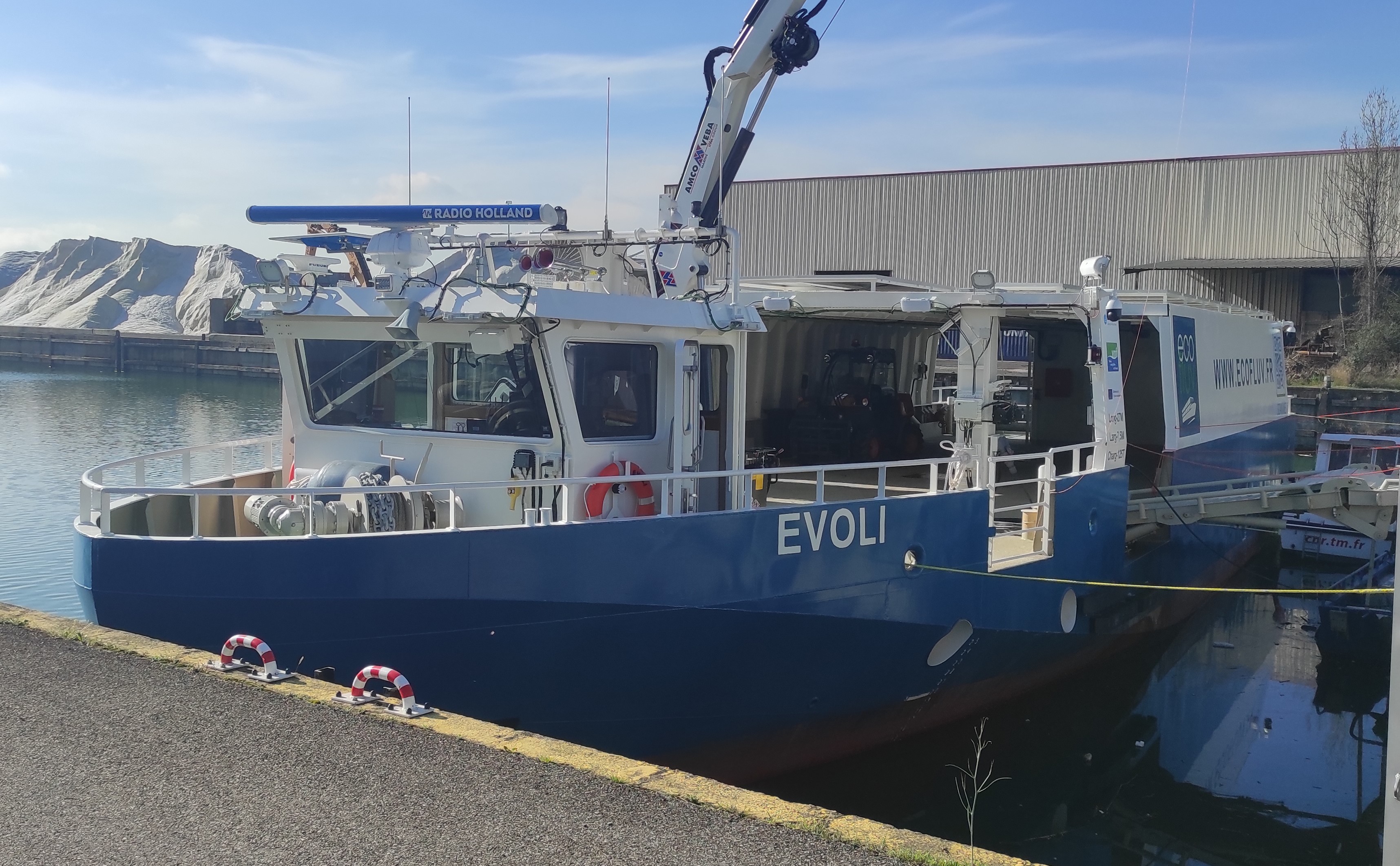 Fluvial : avec son bateau 100% électrique, Evoli s'attaque au marché de la logistique lyonnaise