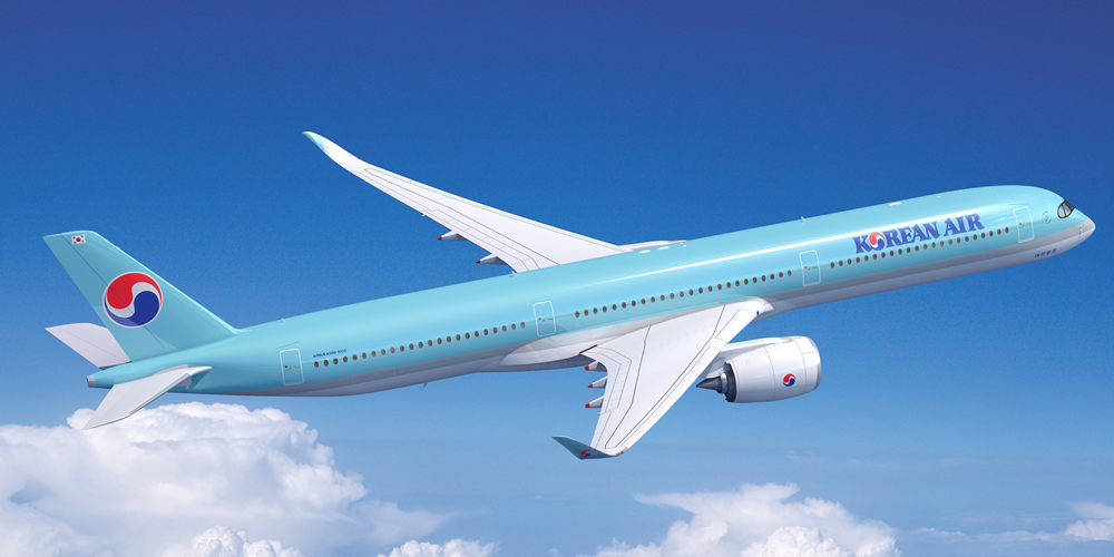 Korean Air pose 14 milliards de dollars sur la table pour 33 Airbus A350
