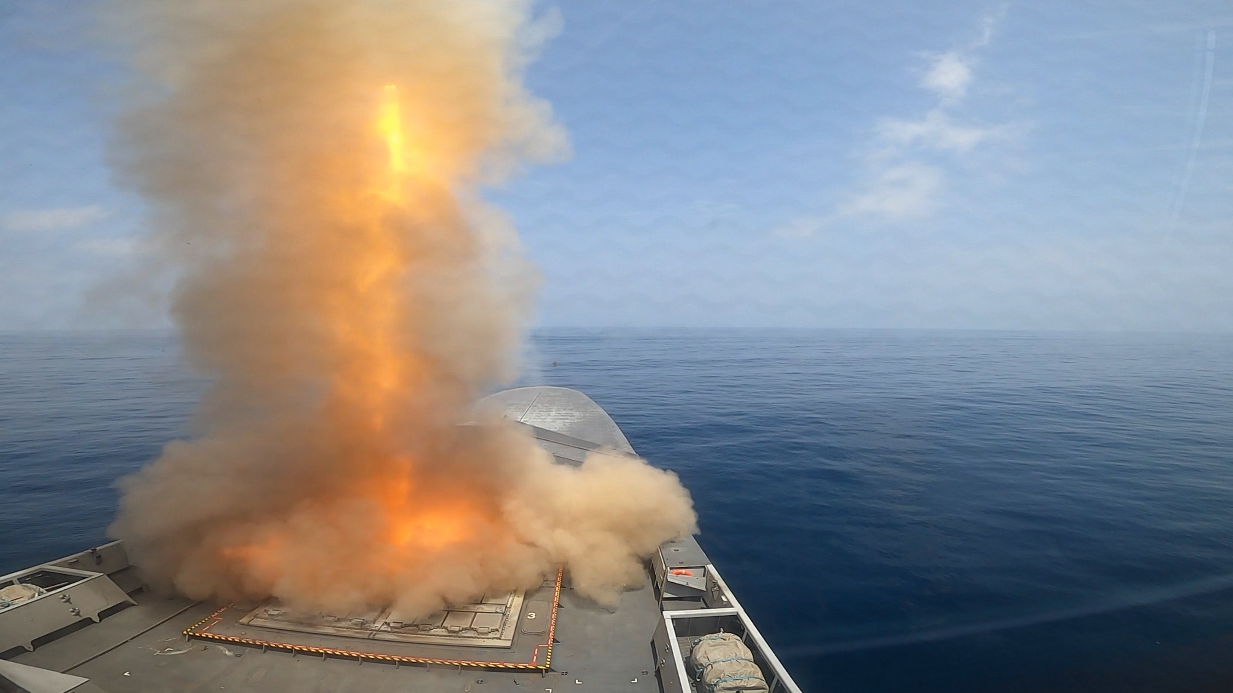 Grande première pour la Marine nationale avec l'interception de trois missiles balistiques