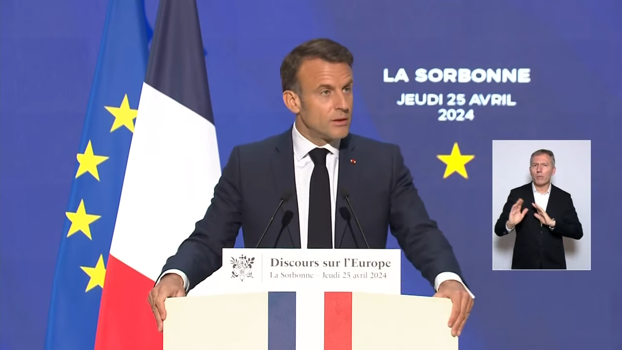 Discours de la Sorbonne : « Malgré une conjonction inédite de crises, rarement l'Europe aura autant avancé », salue Emmanuel Macron