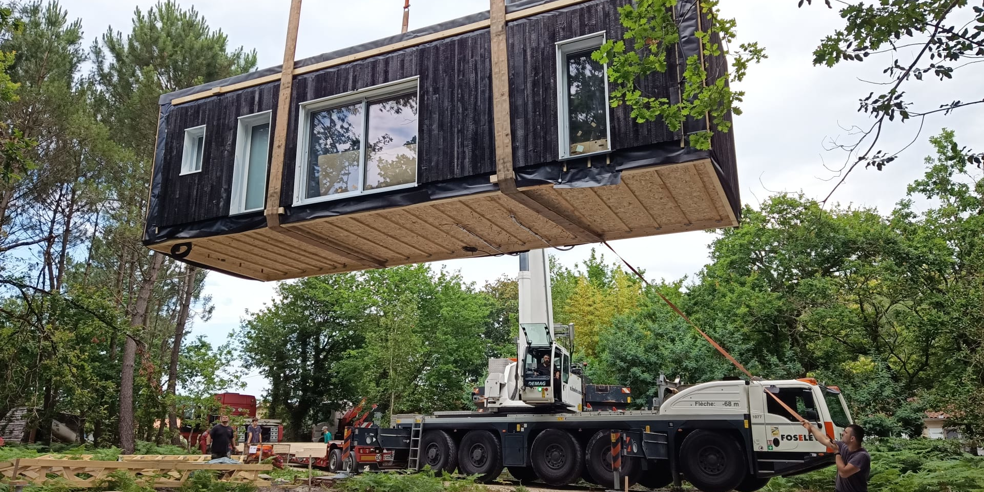 Construction hors-site : Koji a livré son premier habitat pilote en bois en Gironde
