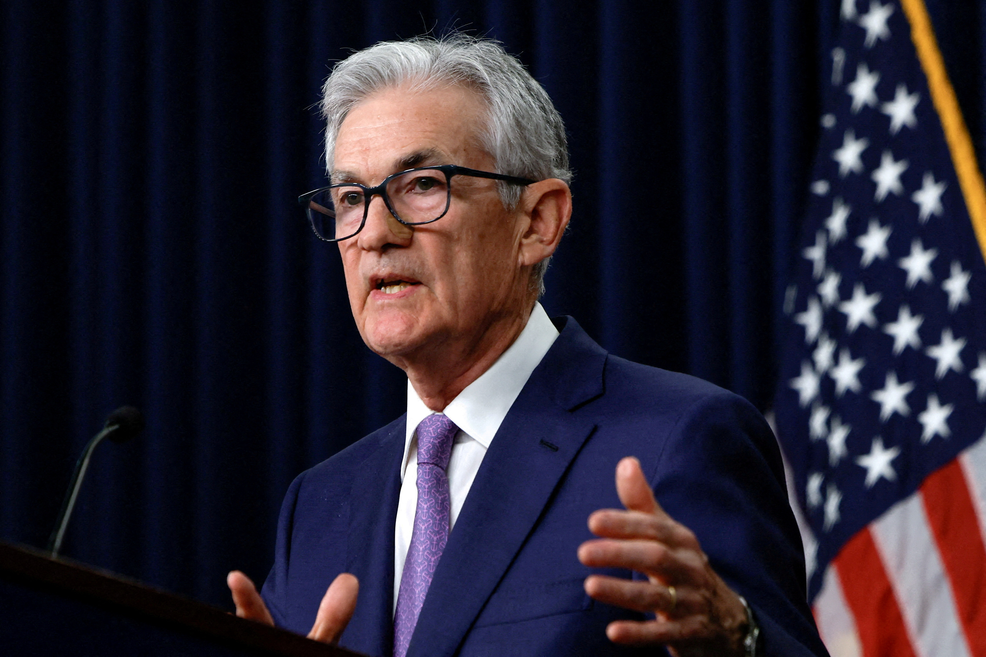 Baisse des taux : « Le temps est venu », confirme le patron de la Fed Jerome Powell