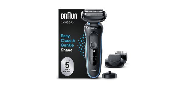 21 % de remise sur le rasoir électrique Braun Series 5 pour un rasage haute précision