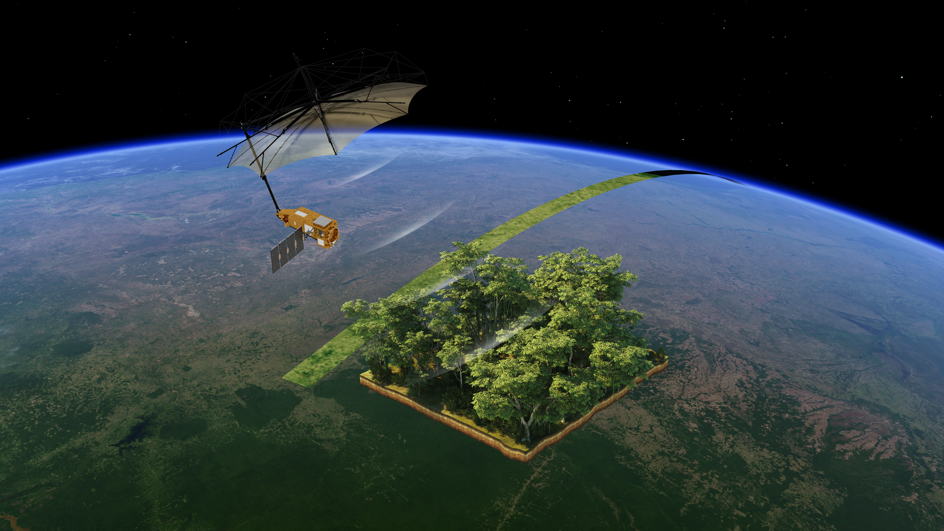 Spatial : Airbus finalise un satellite pour détecter les puits de carbone des forêts