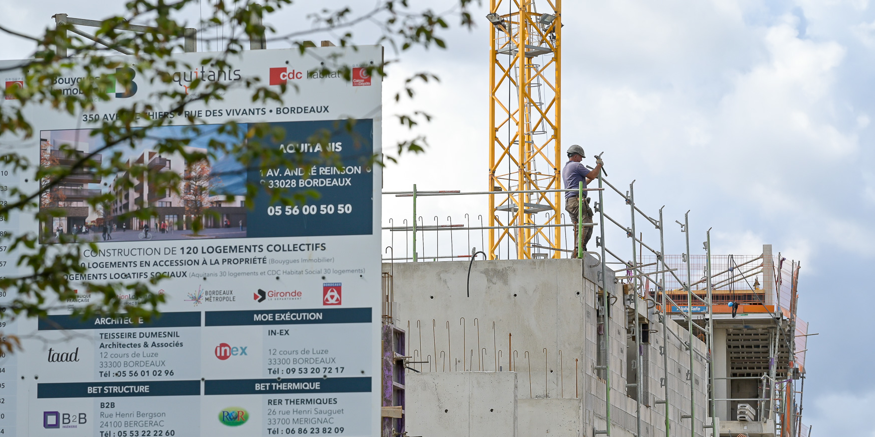 Le logement neuf touche le fond en Gironde malgré des signes de reprise