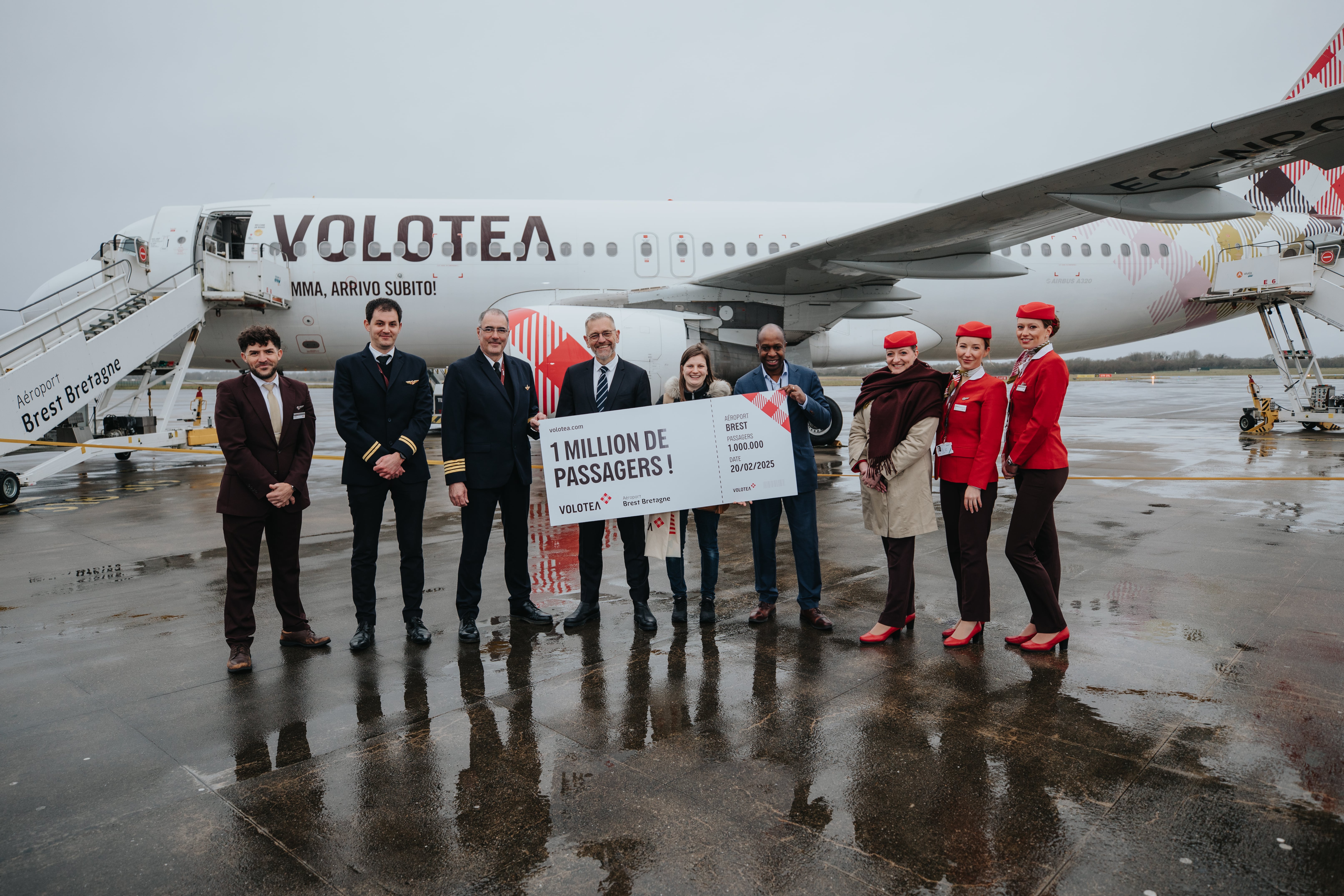 La compagnie Volotea pèse un tiers de l'activité de l'aéroport Brest Bretagne