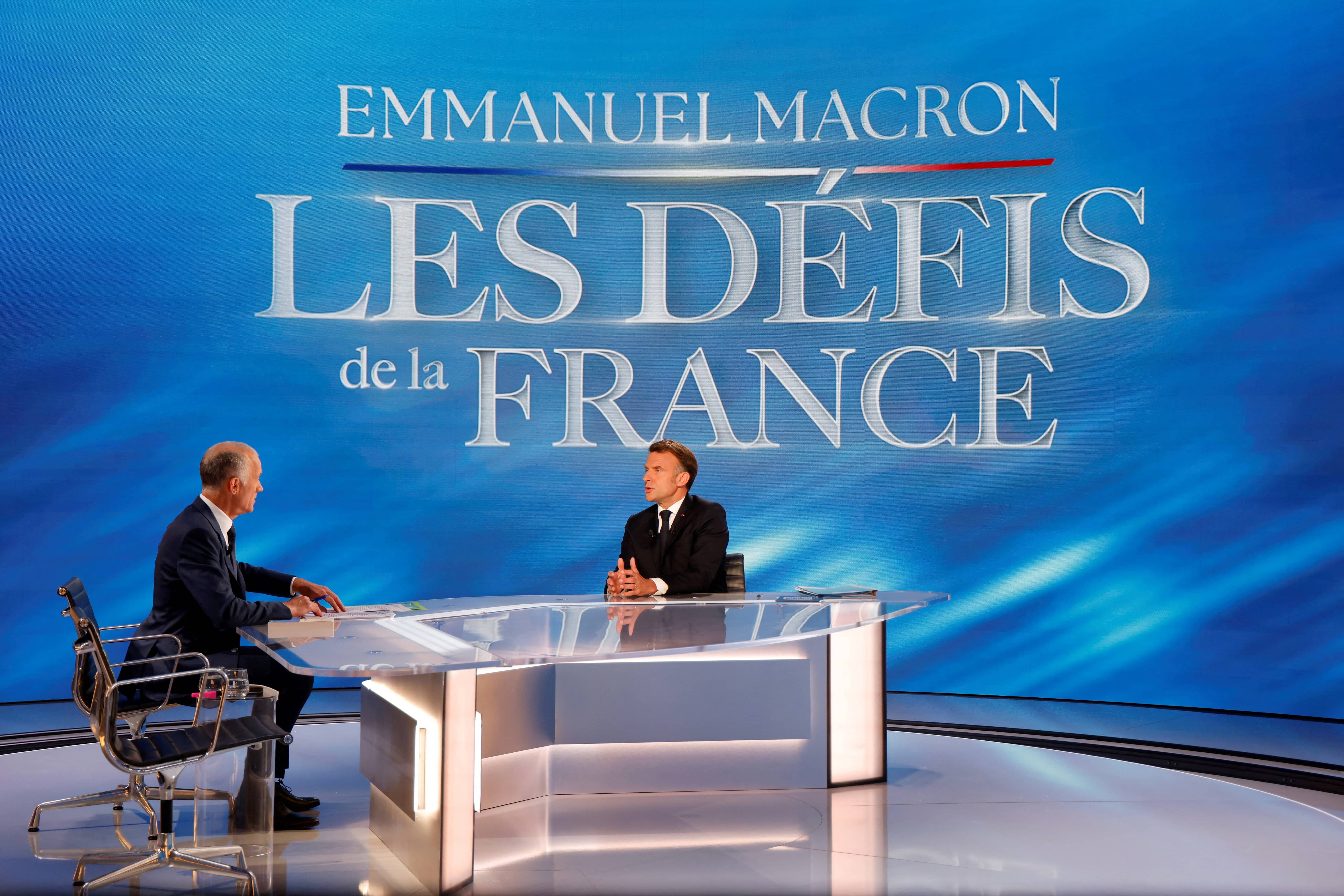 Emmanuel Macron sur TF1 : ces deux propositions plébiscitées par les Français