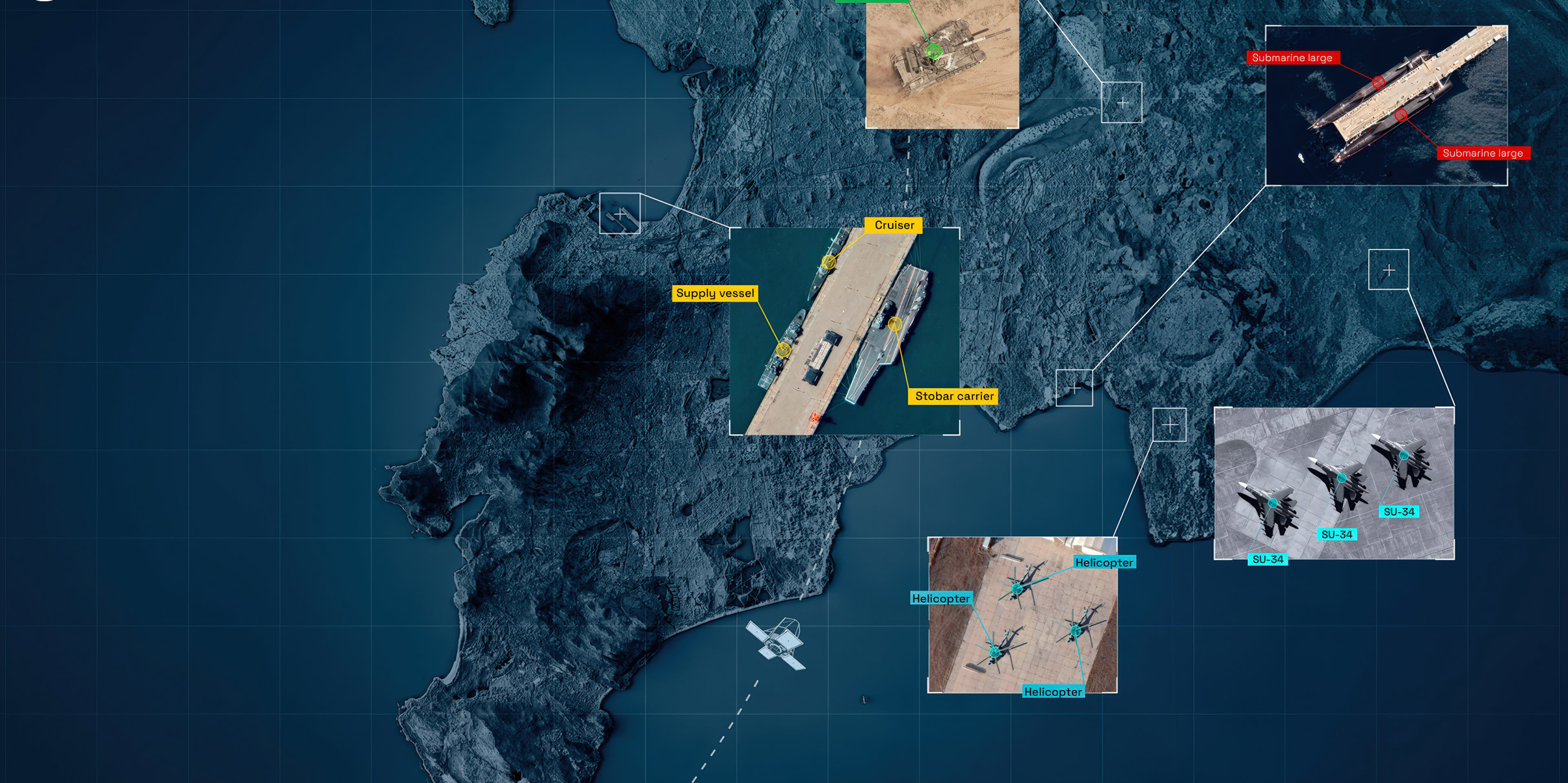 Des frégates aux SUV, l'IA de Safran traque les engins militaires depuis l'orbite