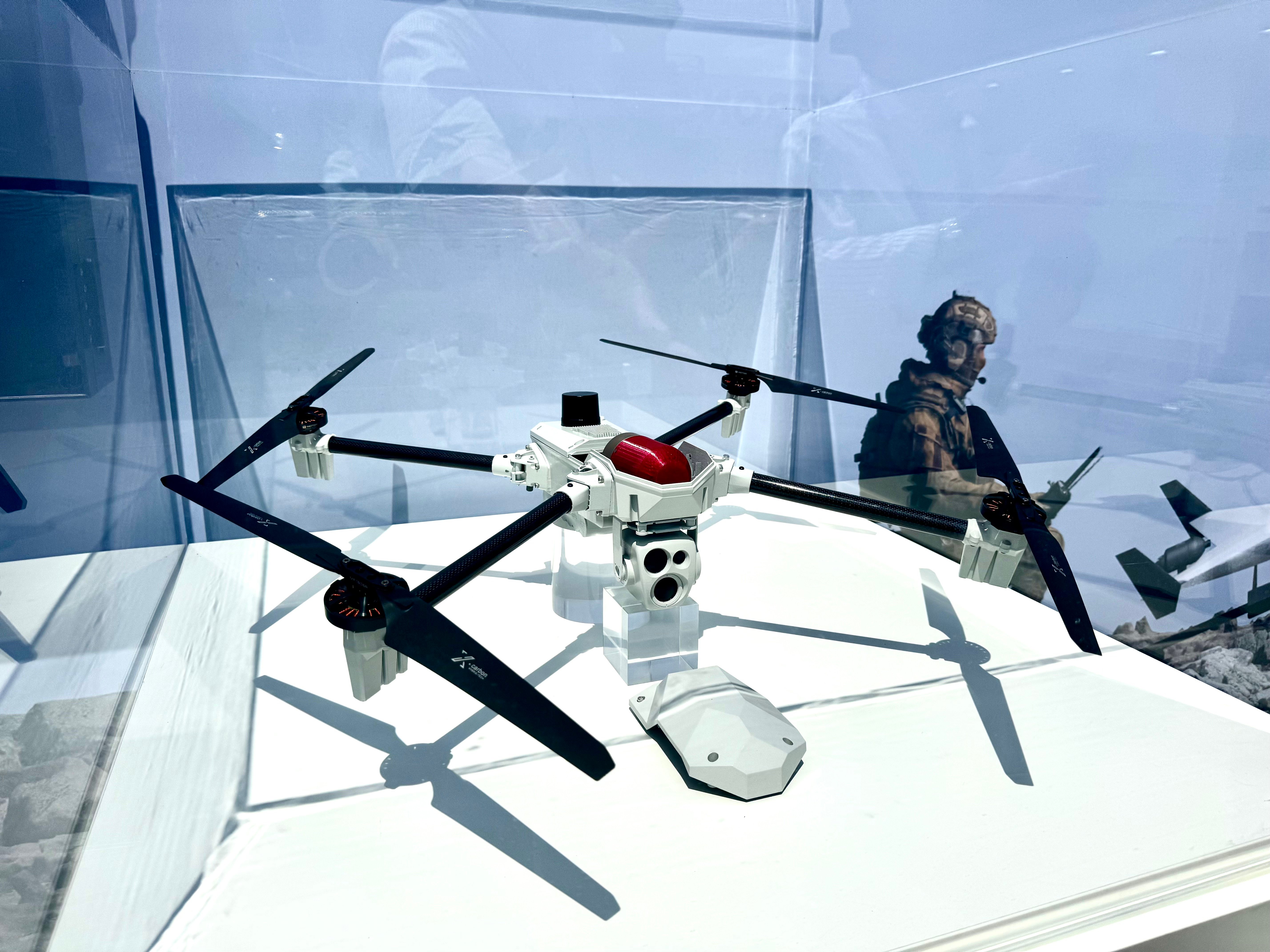 Défense : Damoclès, ce nouveau drone kamikaze de KNDS et Delair dévoilé au Bourget