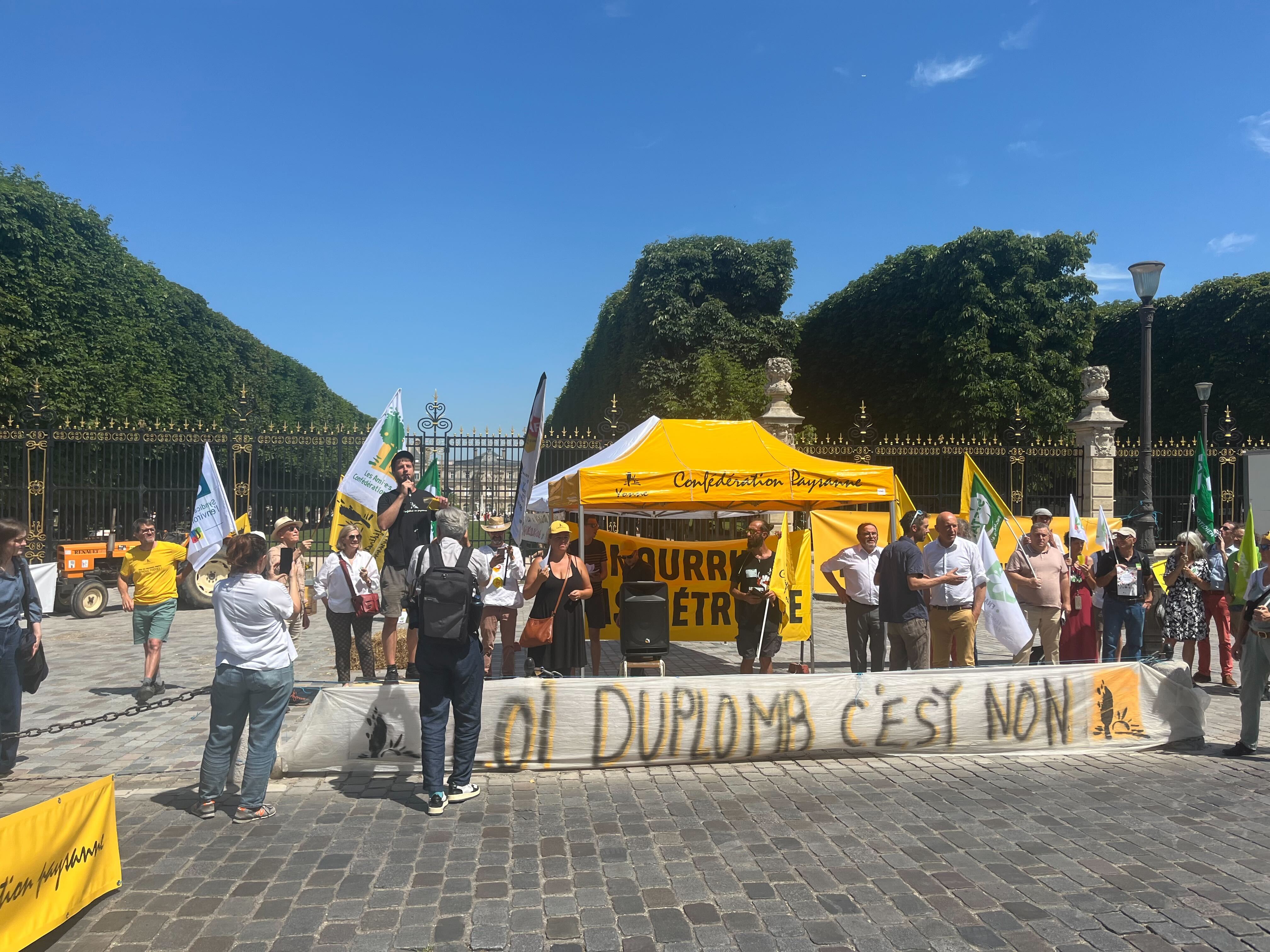 Loi Duplomb : le combat dans la rue de la Confédération paysanne