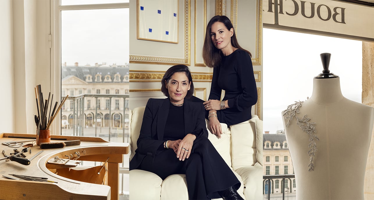 Hélène Poulit-Duquesne et Claire Choisne, directrice et directrice des créations de la maison Boucheron : «/Créer, c'est oser/»