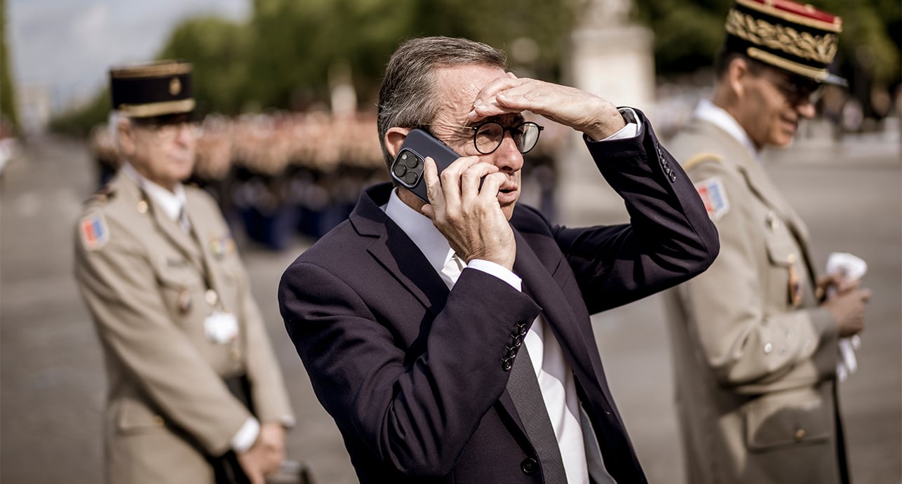 Deux mois après son élection à la tête de LR, Bruno Retailleau devant son Himalaya