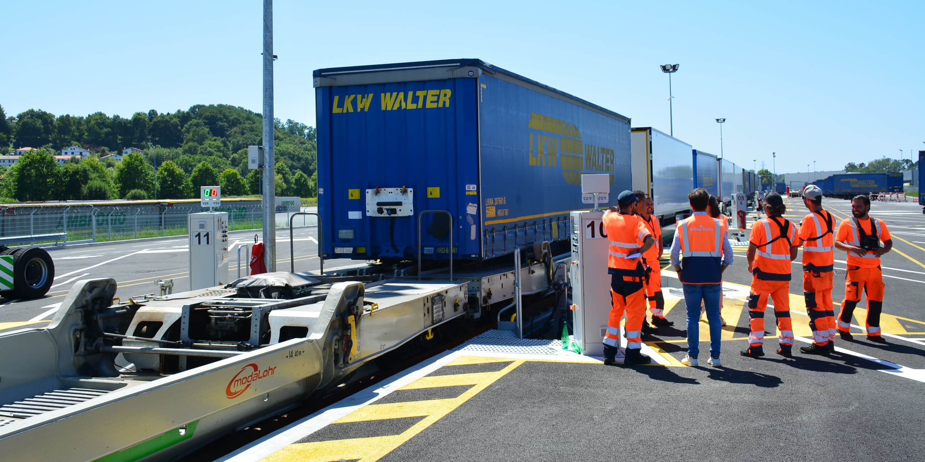 Entre le Pays basque et la Normandie, Brittany Ferries met les camions sur les rails