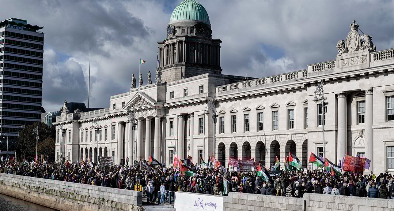 « Nous avons aussi lutté contre la colonisation » : à Dublin, le soutien sans faille pour la Palestine