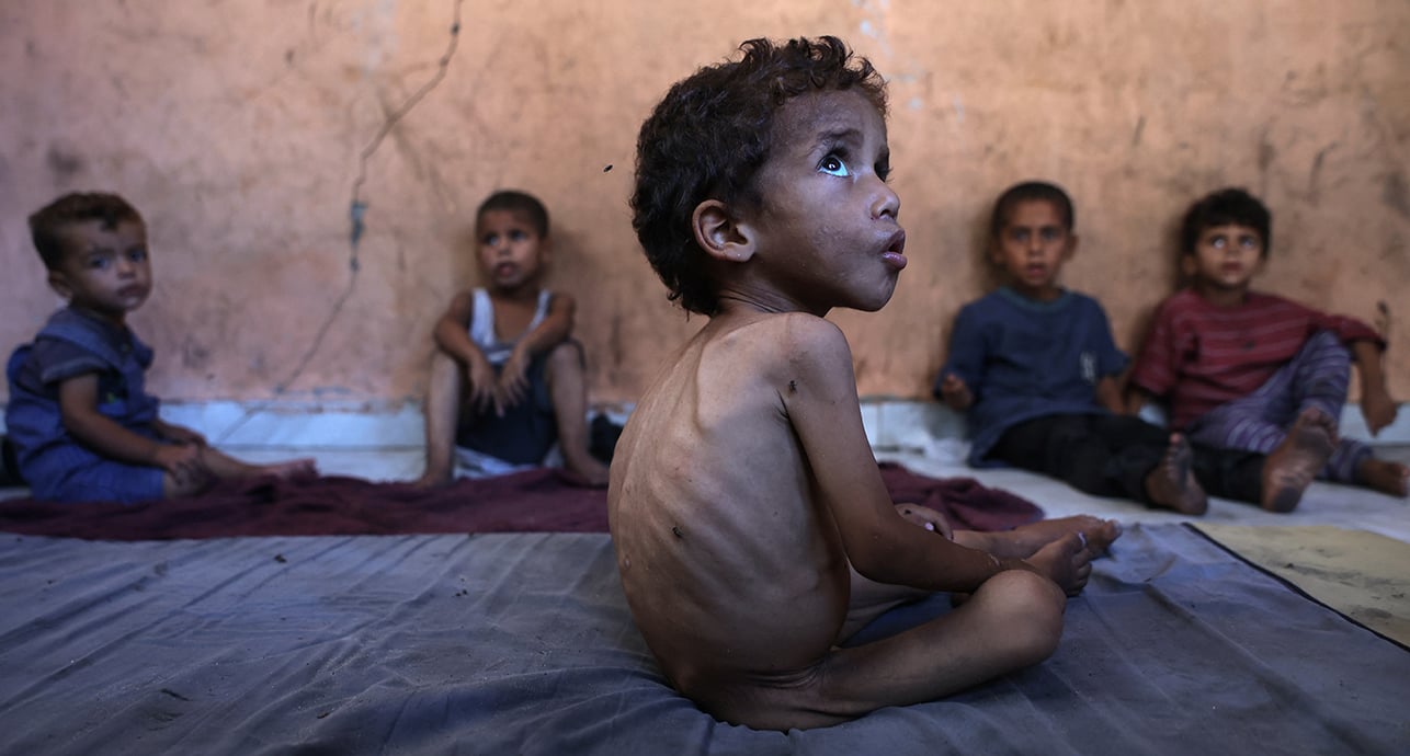 À Gaza, «/l'arme de la faim est la plus puissante/»