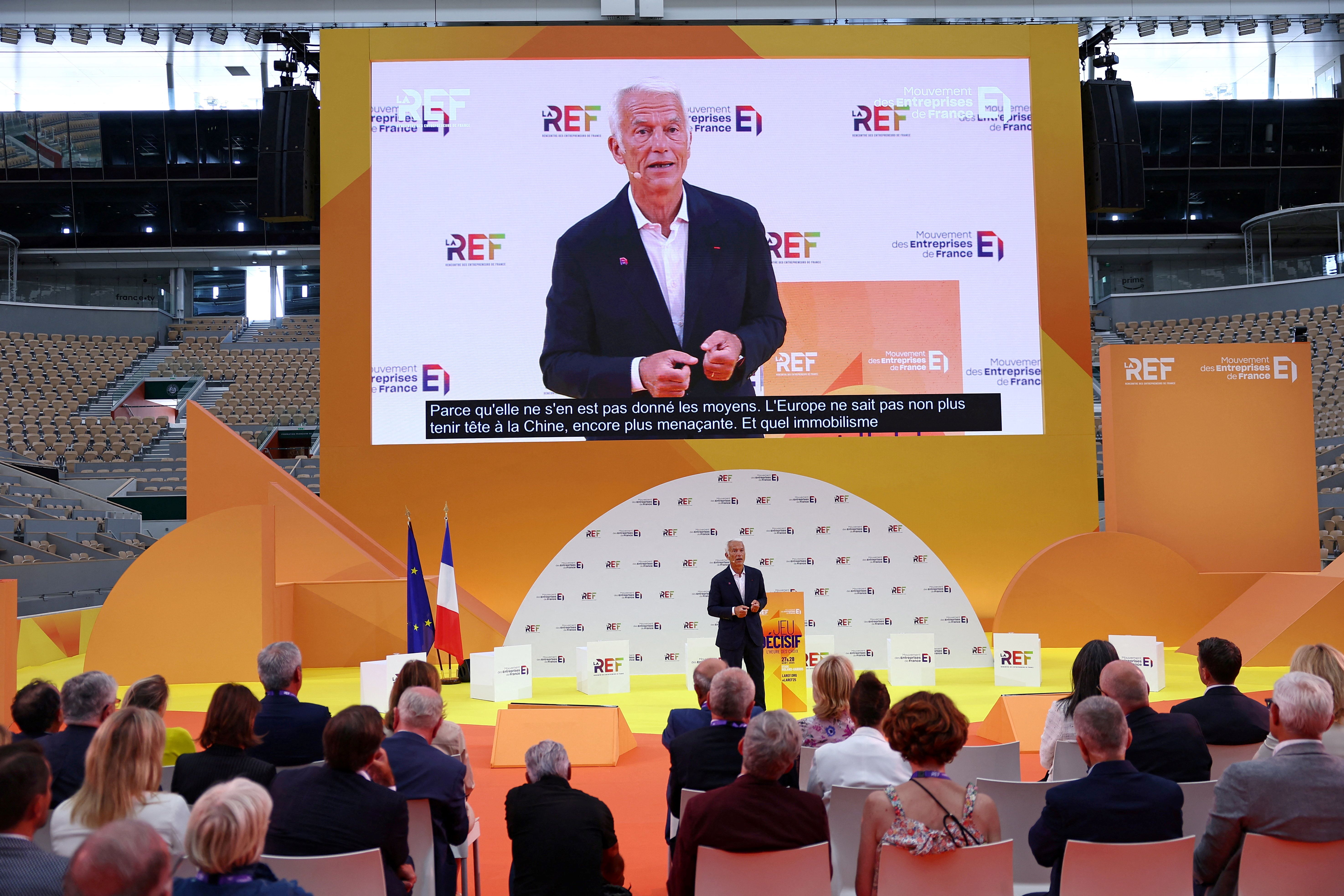 À la rentrée du Medef, Patrick Martin soutient Bayrou, mais tacle la classe politique